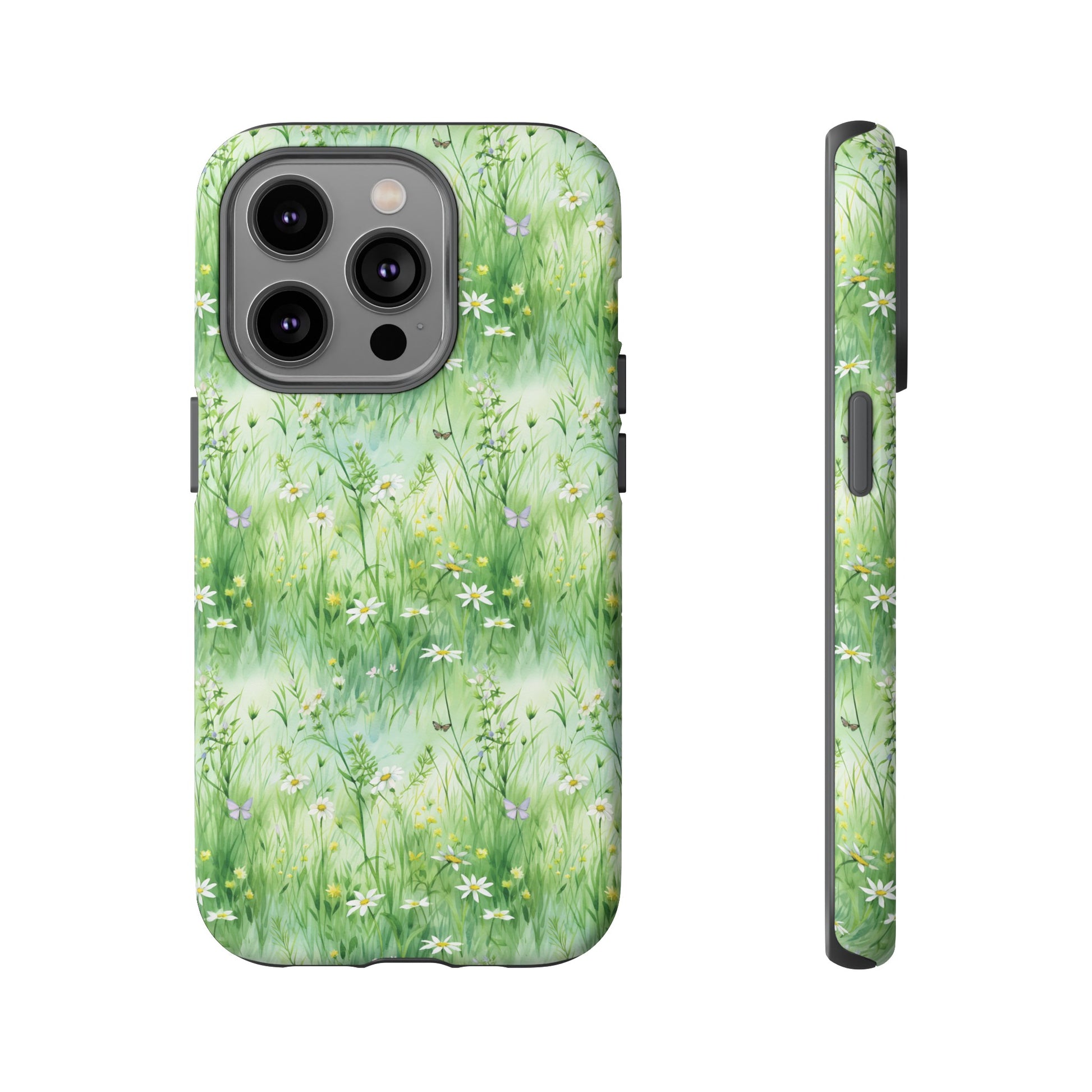 Beautiful Watercolor Grassing Daisy Boho Chic Design Phone Case Protective Cover for All Models Gift for Mom Accessory Gift for Her