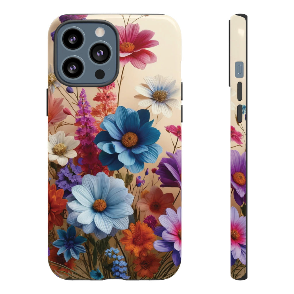 Best Phone Case Floral 3D Illusion Luxury Tough Case Floral Elegant Durable Stylish for Modern Devices iPhone 15, Samsung iPhone Samsung Accessory Gift for Her.