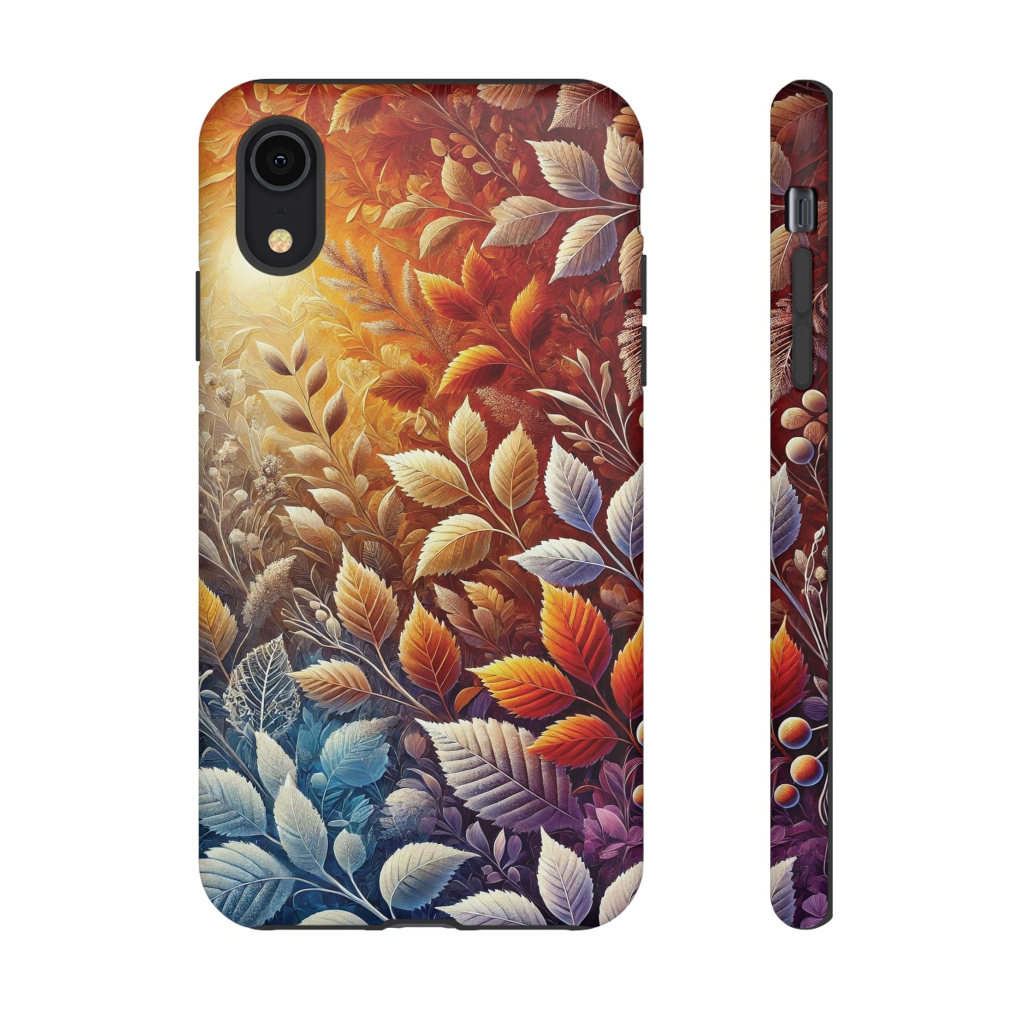 Beautiful Colorful Leaves Phone Case Vibrant Autumn Design for iPhone & Samsung, Durable Protection with Eye Catching Style, Perfect for Nature Lovers & Seasonal Charm Gift for Her