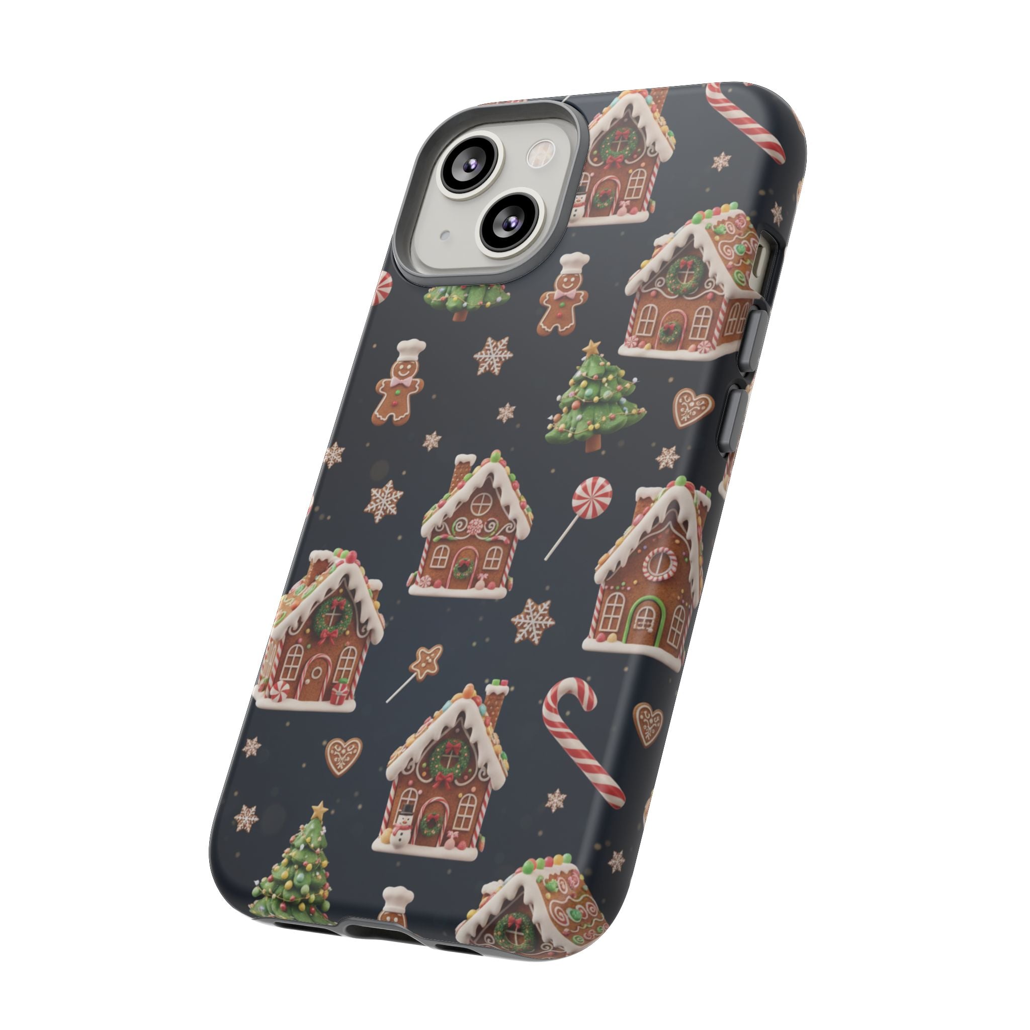 3D Gingerbread House Christmas Phone Case | Premium Holiday Gift Cover for iPhone 17, iPhone, and Samsung Galaxy Gift for Her or Him