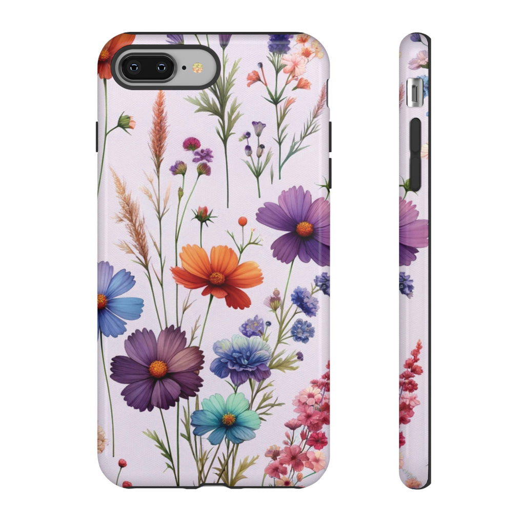 Lavender Wildflowers Protective Phone Case Gift for Her Phone 15, Samsung iPhone Samsung Gift for Her Case iPhone 15, Samsung iPhone Samsung Accessory Gift for Her.