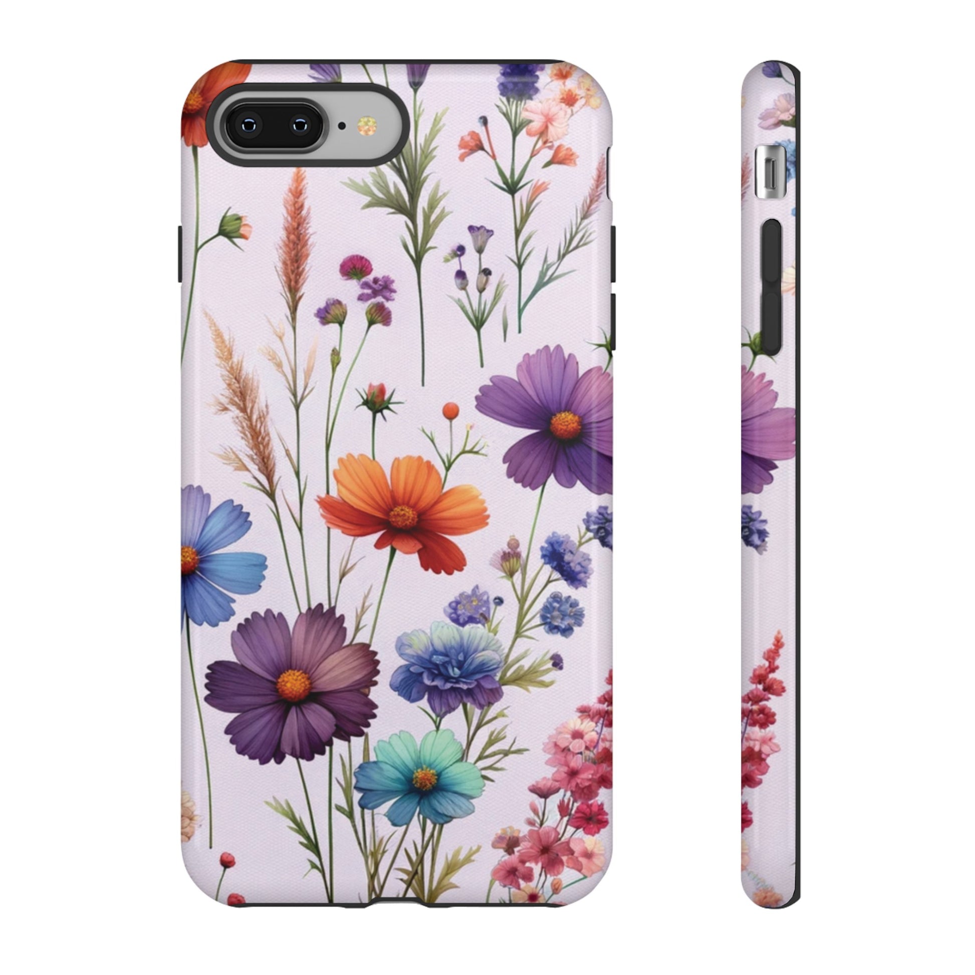 Lavender Wildflowers Protective Phone Case Gift for Her Phone 15, Samsung iPhone Samsung Gift for Her Case iPhone 15, Samsung iPhone Samsung Accessory Gift for Her.