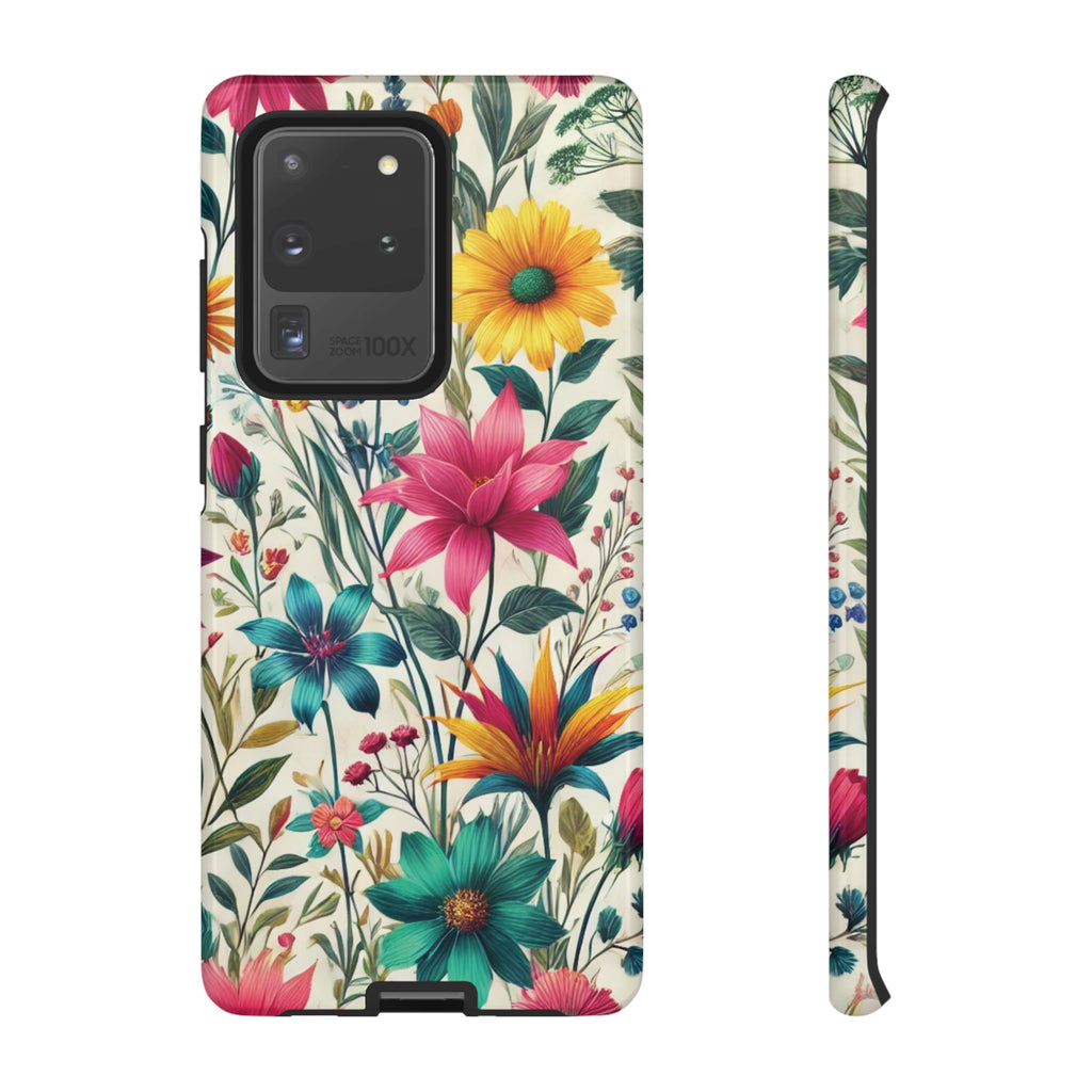 Wildflowers Boho Chic Design Phone Case - Stylish, Protective Cover for All Models Gift for Mom Accessory Gift for Her