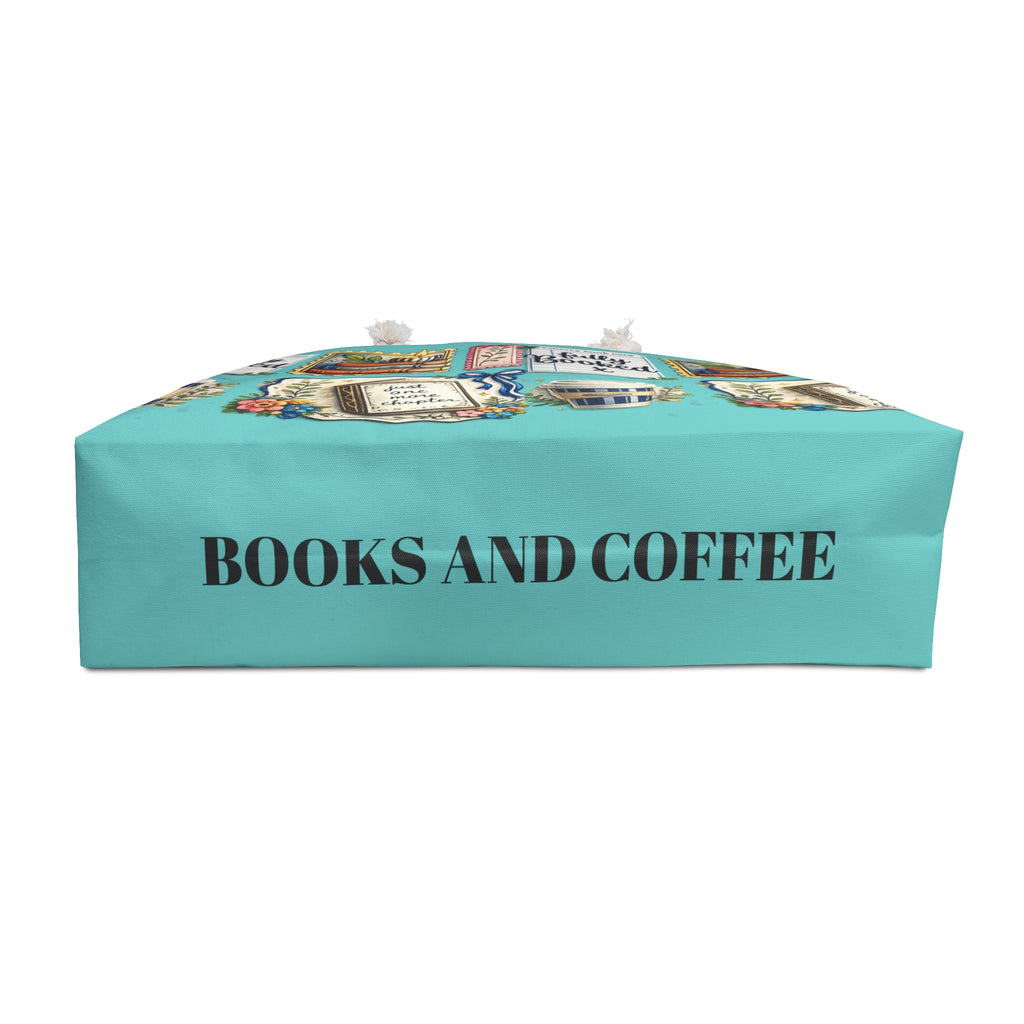 Sac de week-end – Cabas de voyage douillet pour amateur de livres « Juste un chapitre de plus et un café »