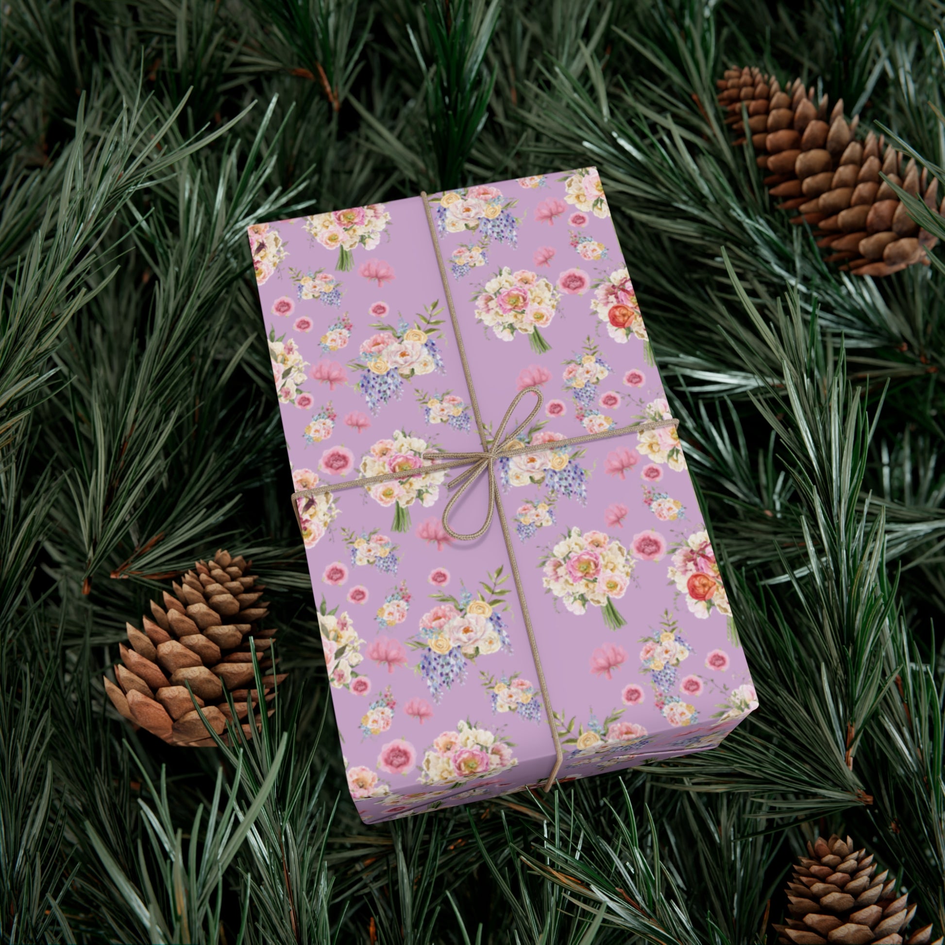 Lavendar Floral Bouquets for Weddings, Birthdays, and All Occasions | Premium Fresh Flowers Gift Wrap | Perfect Gift for Every Celebration | Mother's Day Gift for Her - MRSBYVALLE
