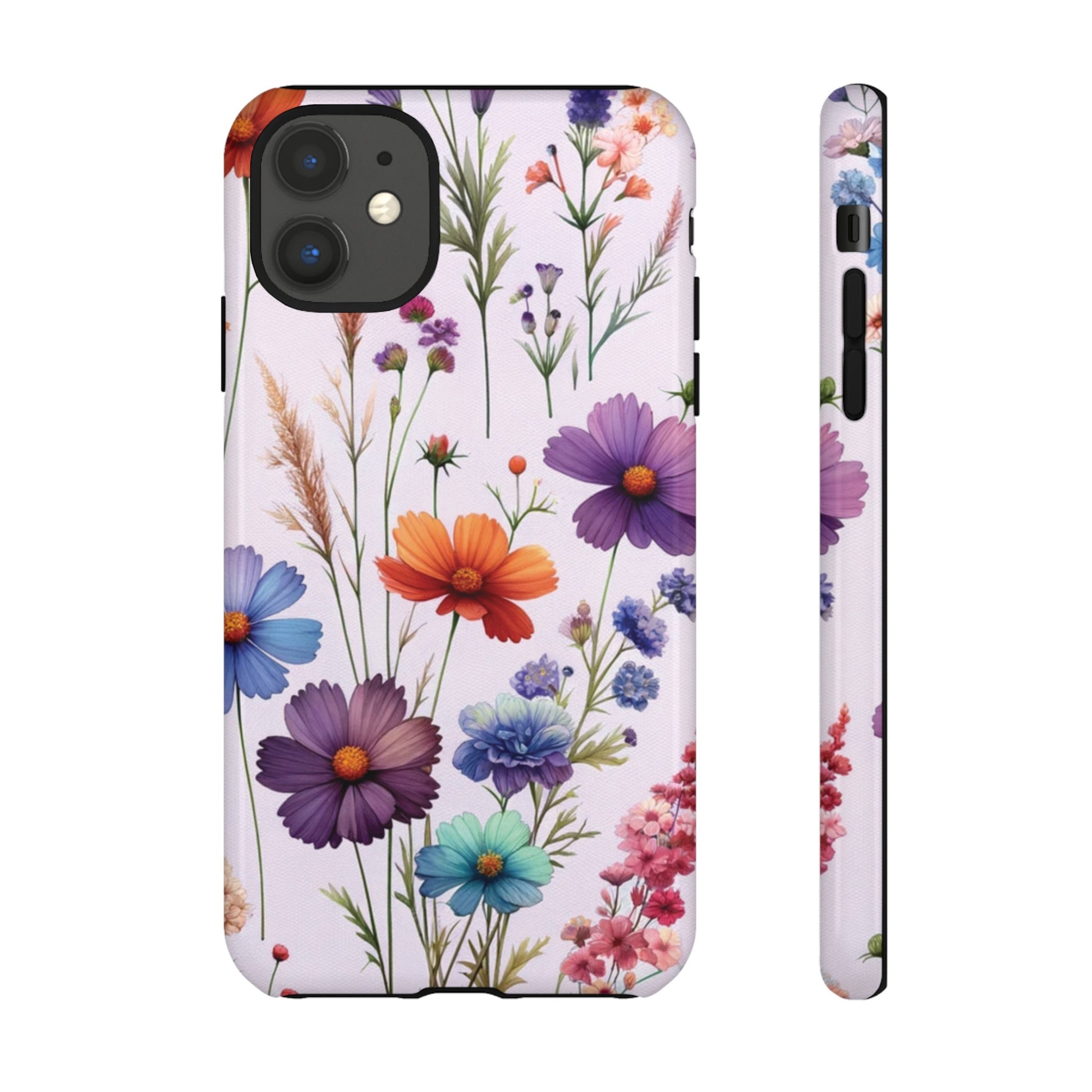 Lavender Wildflowers Protective Phone Case Gift for Her Phone 15, Samsung iPhone Samsung Gift for Her Case iPhone 15, Samsung iPhone Samsung Accessory Gift for Her.