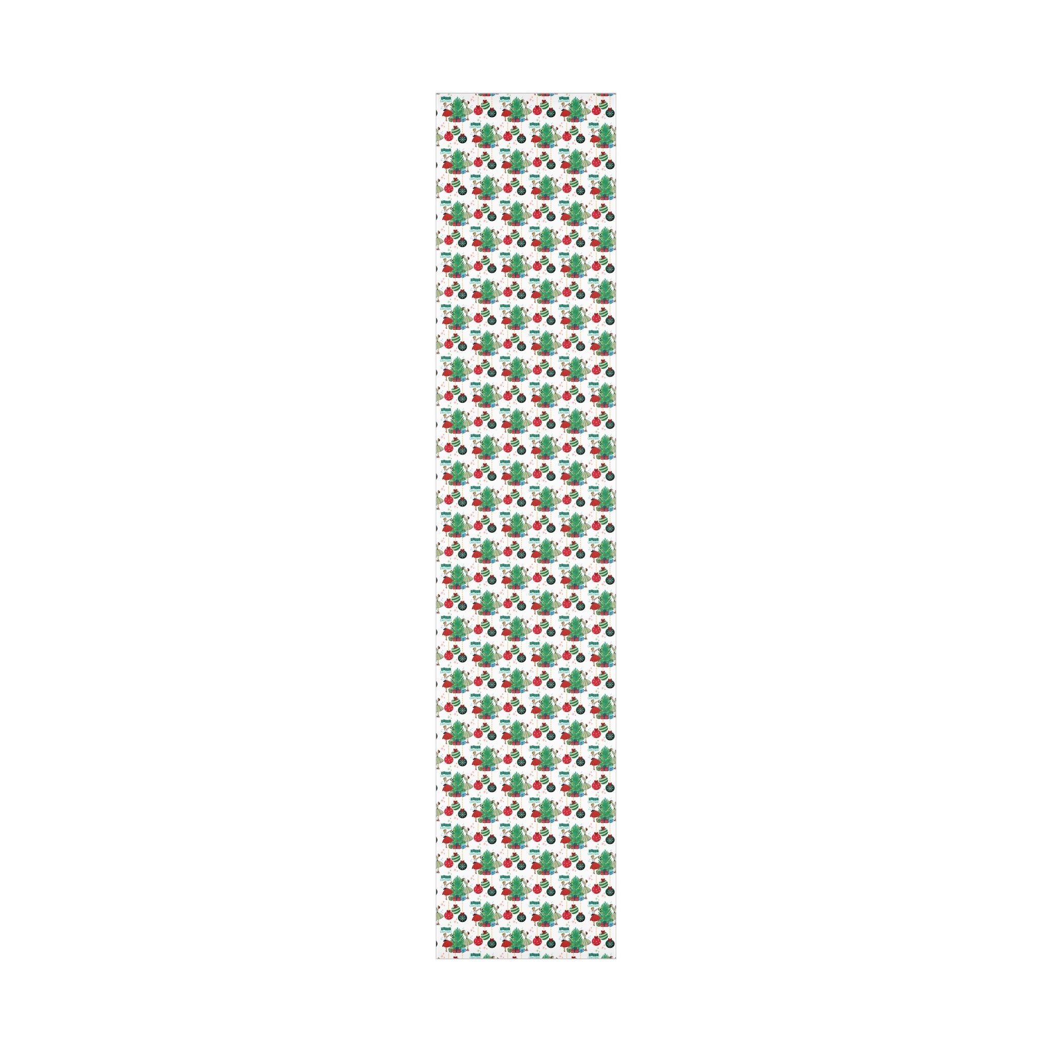 Retro Glam Christmas Wrapping Paper  50s Holiday Gift Wrap, Festive Fun Design for Stylish Presents, 3 Size Options Available Gift Mom