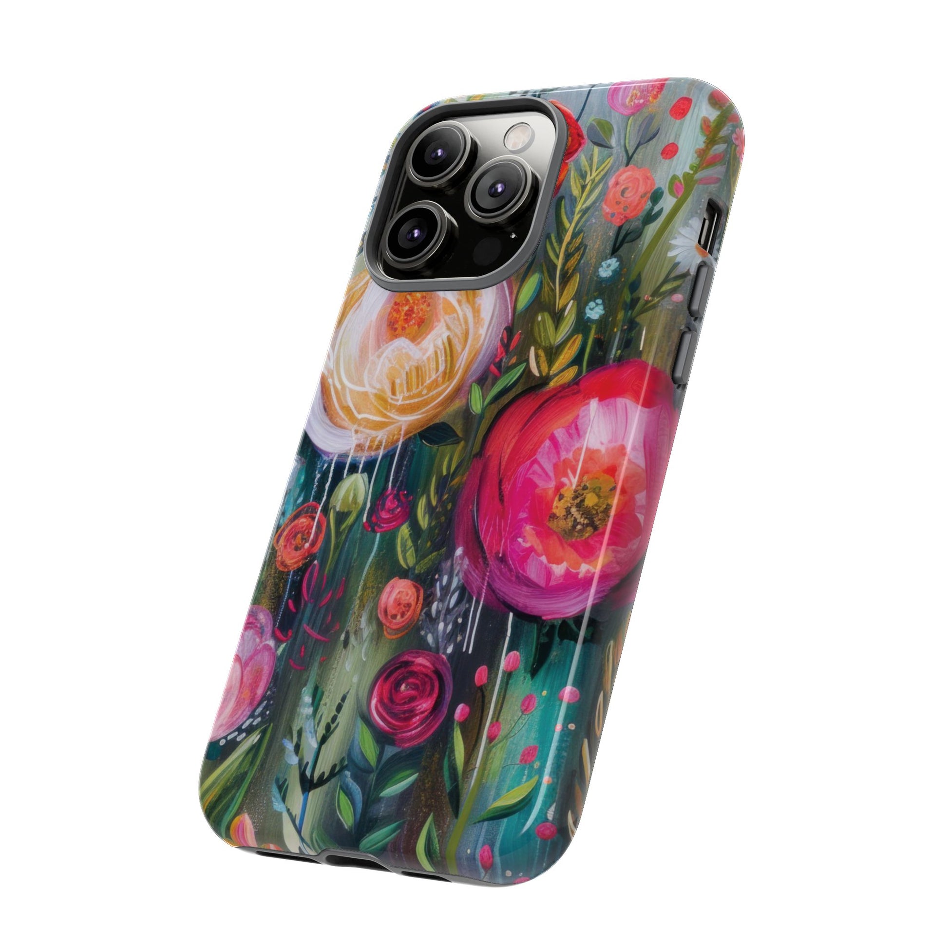 Watercolor Boho Floral Phone Case for iPhone 17 case Samsung, and Pixel | Stylish Protective Cover Gift for Her Perfect for Floral Lover