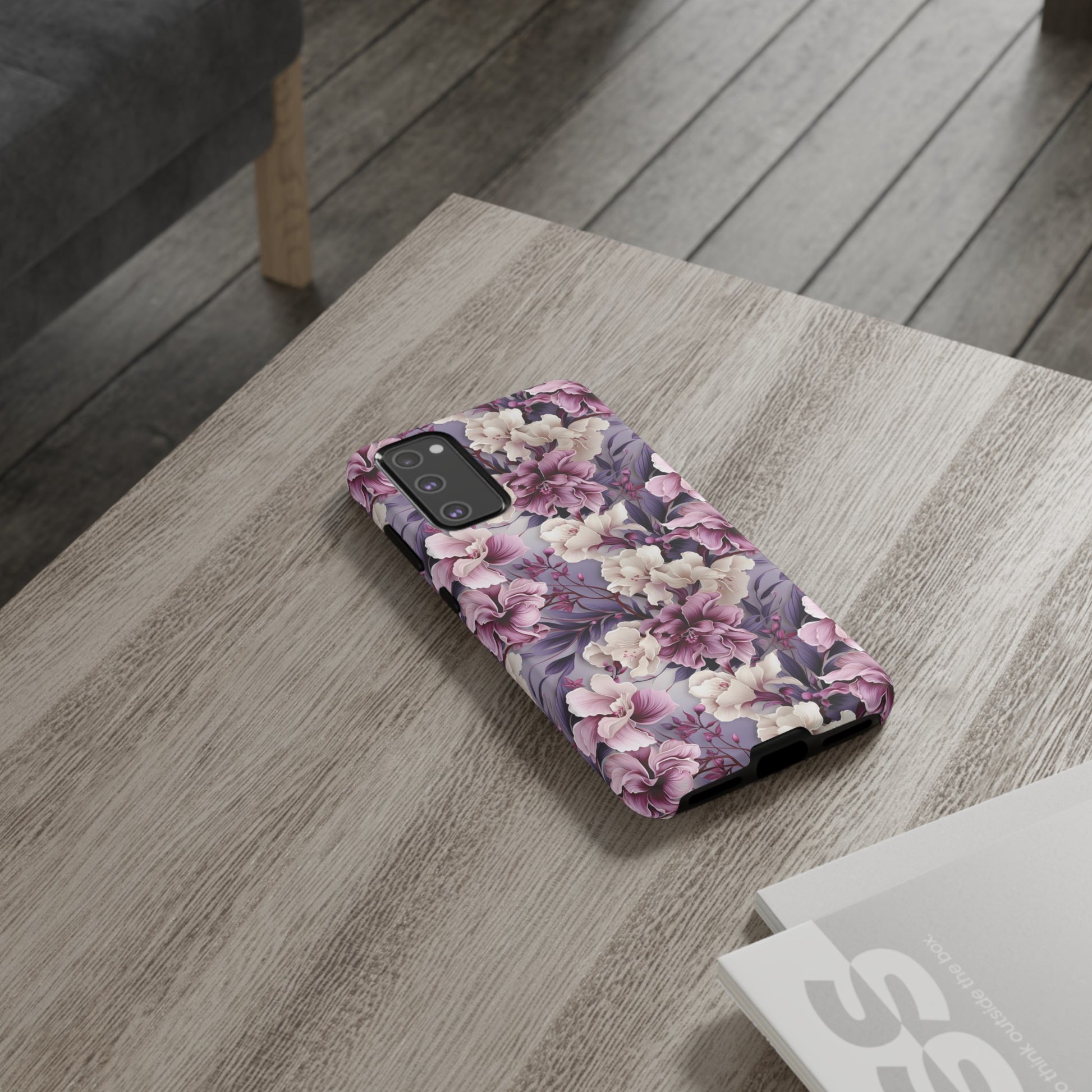 Lavender Flowers Protective Phone Case Gift for Her Phone 15, Samsung iPhone Samsung Gift for Her Case iPhone 15, Samsung