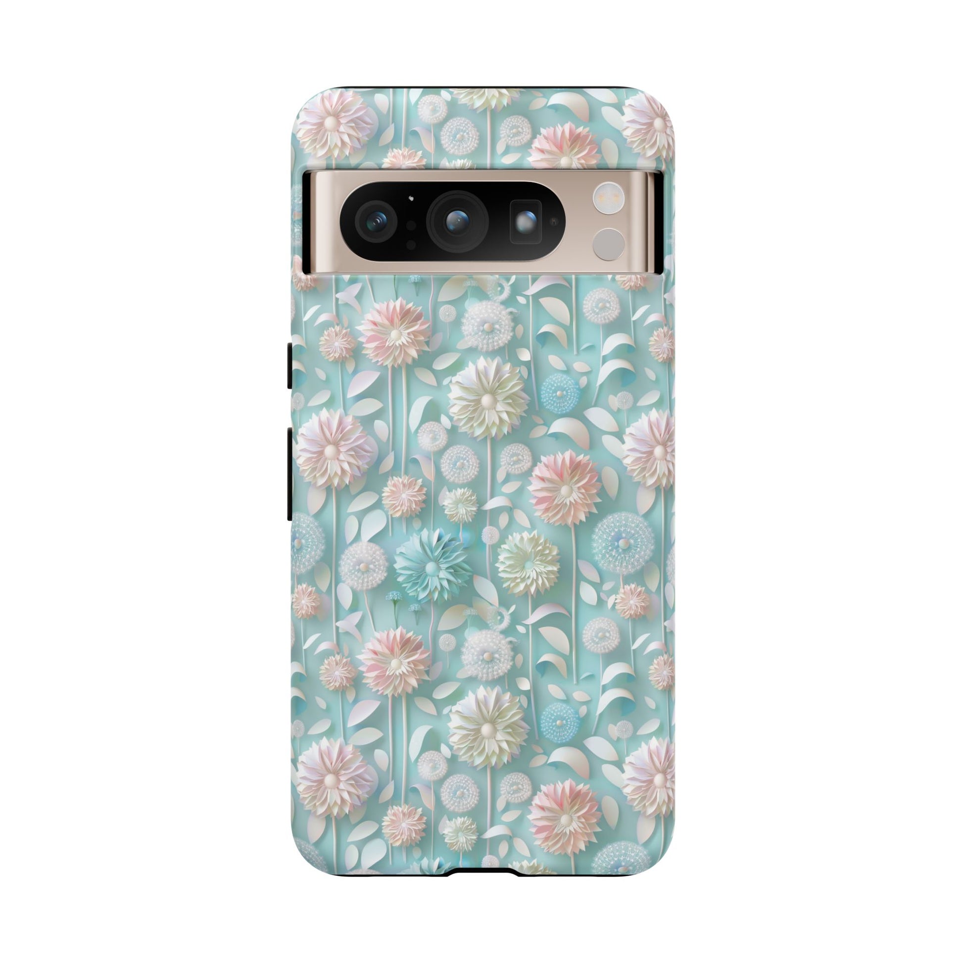 Pastel Floral Phone Case for iPhone & Samsung | Elegant and Slim Design with Shockproof Protection | Durable, Scratch-Resistant, and Lightweight | Stylish Accessory