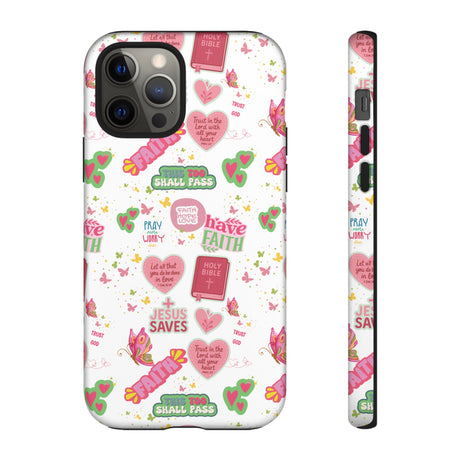 Carry Your Faith Everywhere | Christian Tough Phone Case with Bible Verse or Affirmation | Protective, Inspirational Gift for Christians