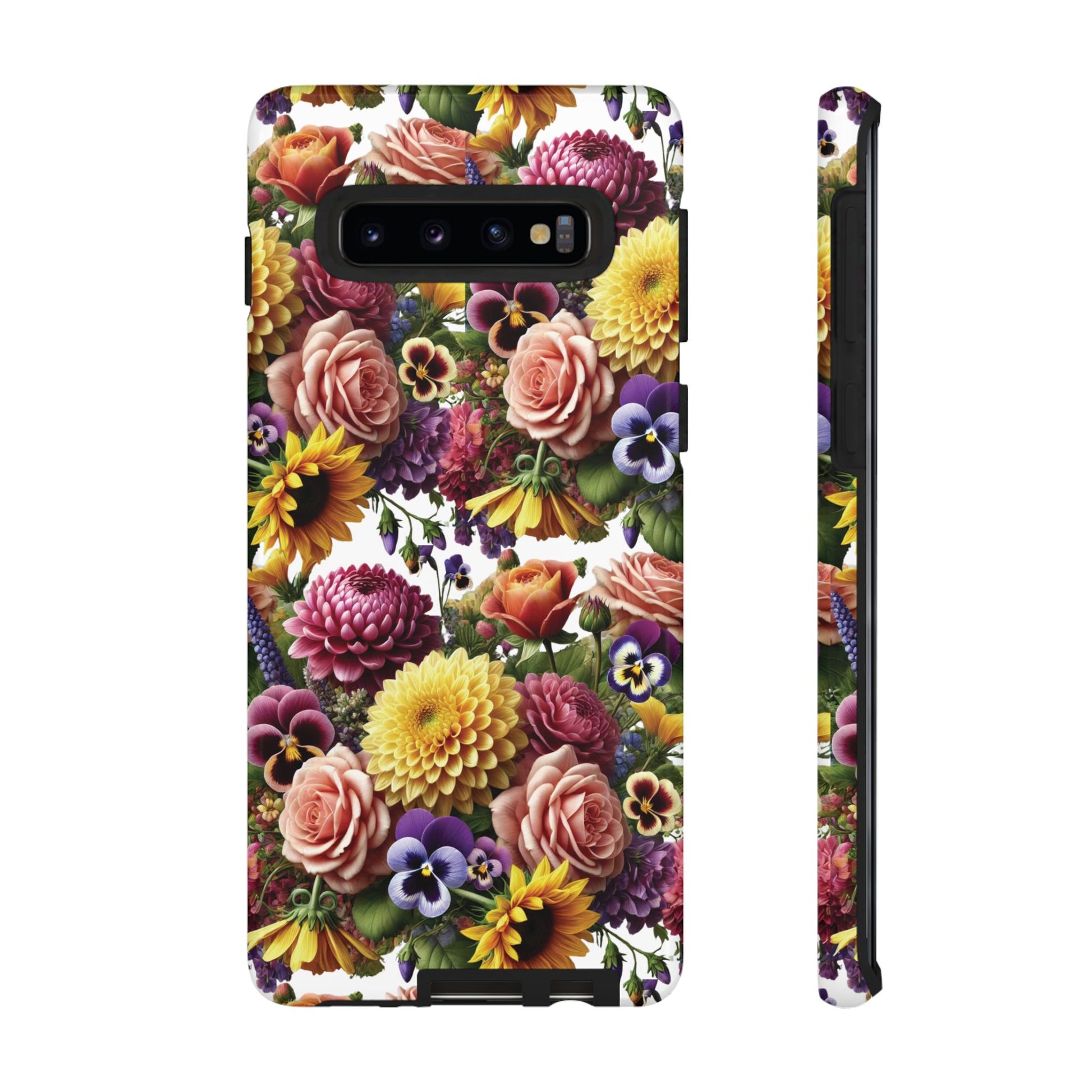 Floral Fall Phone Case for iPhone 16 15 14 13 12  21 23 Samsung, and Pixel | Stylish Protective Cover Gift for Her Perfect for Floral Lover