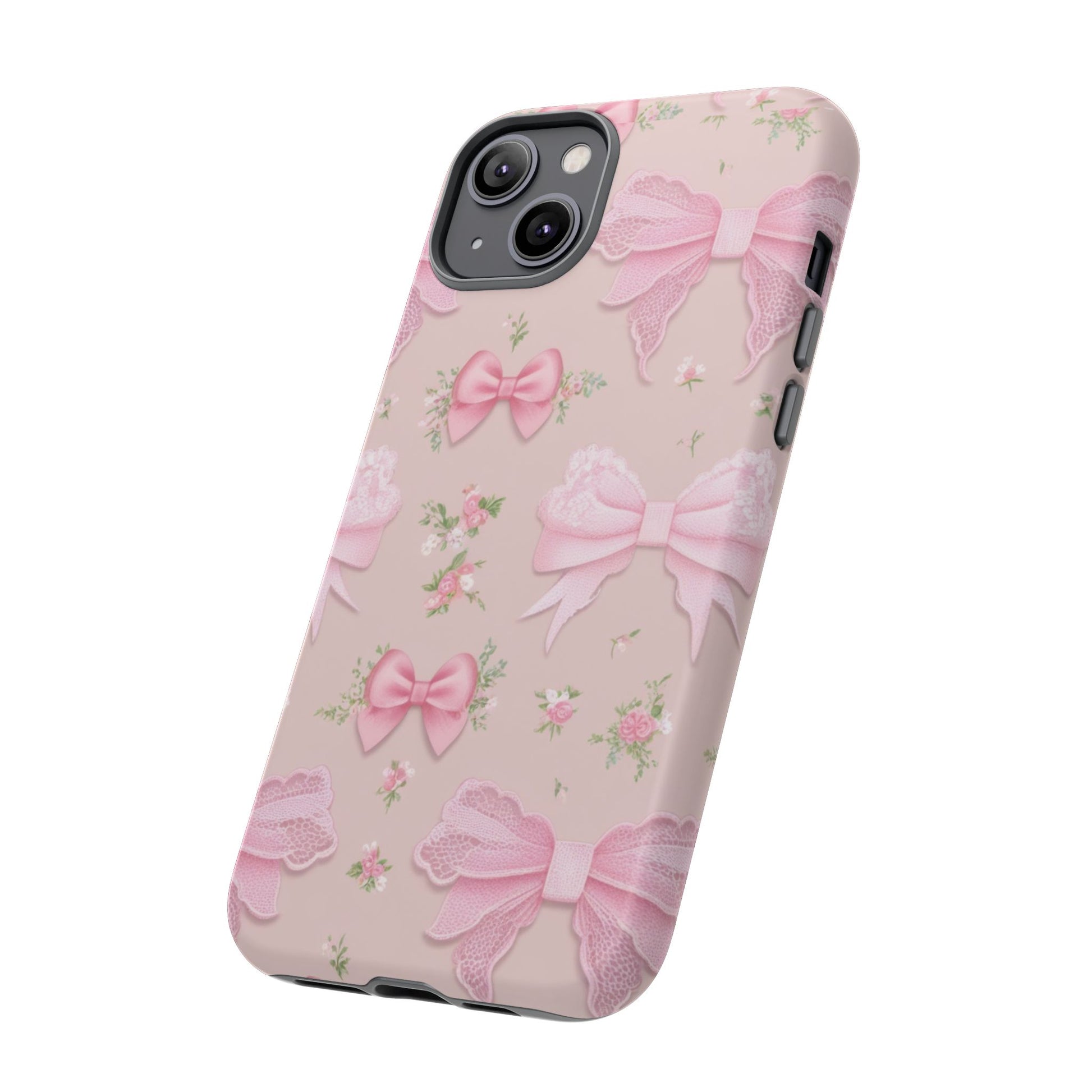Luxury Pink Bow Phone Case – Cute & Protective Cover for iPhone & Samsung Gift for Her