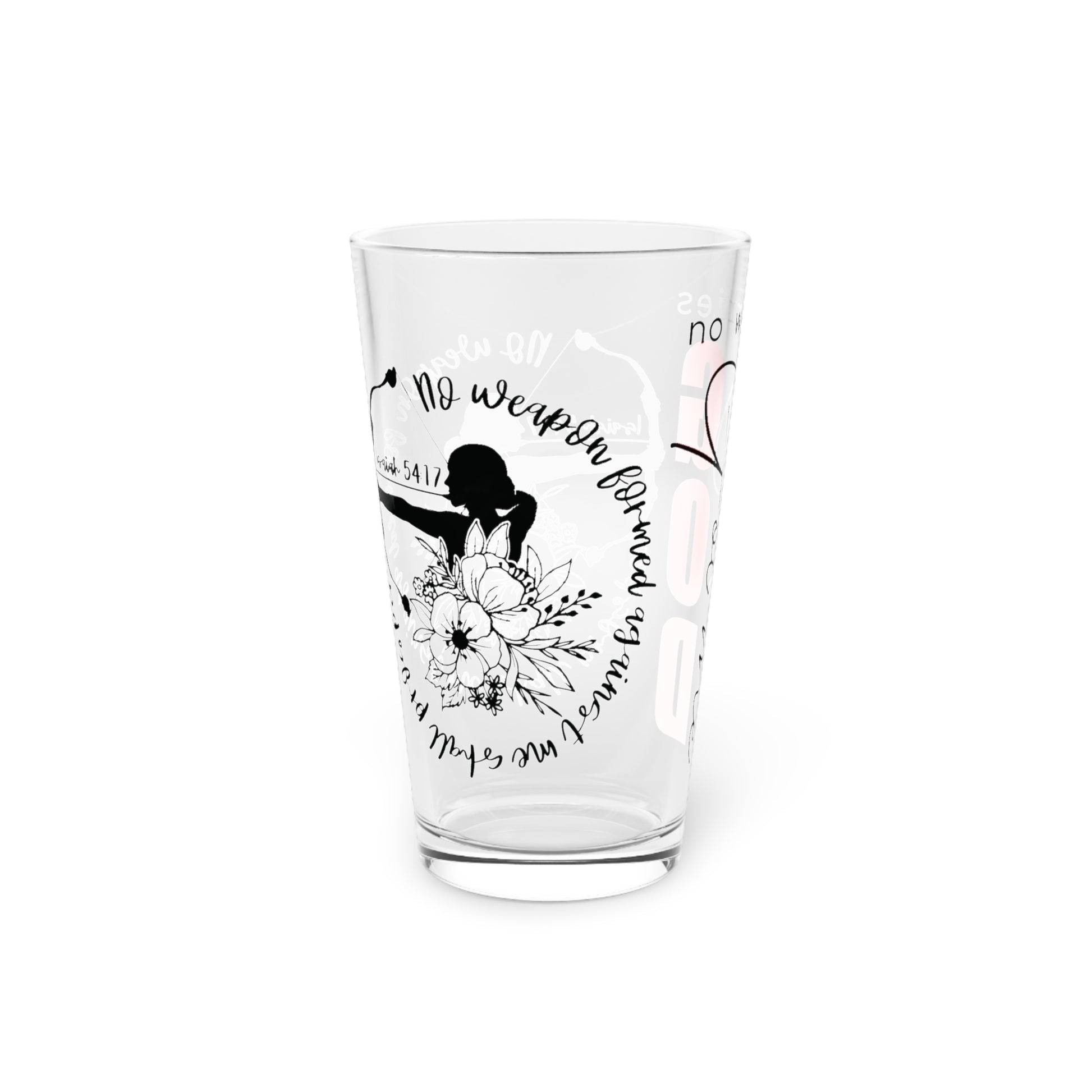 GOD got me 16oz Pint Glass – Christian Glassware for Faith & Inspiration | Perfect for Water, Juice & More – Unique Religious Gift Idea Housewarming