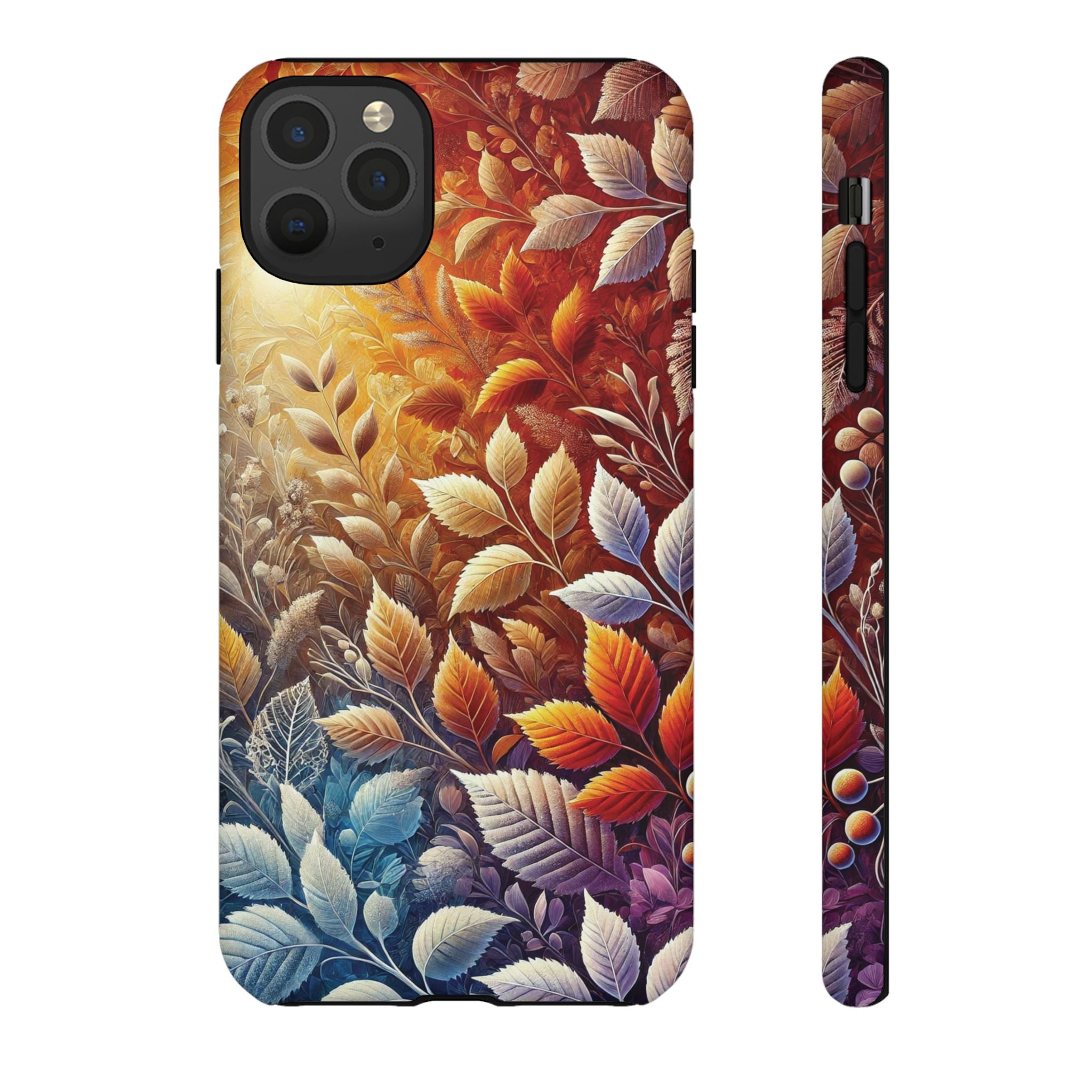 Beautiful Colorful Leaves Phone Case Vibrant Autumn Design for iPhone & Samsung, Durable Protection with Eye Catching Style, Perfect for Nature Lovers & Seasonal Charm Gift for Her