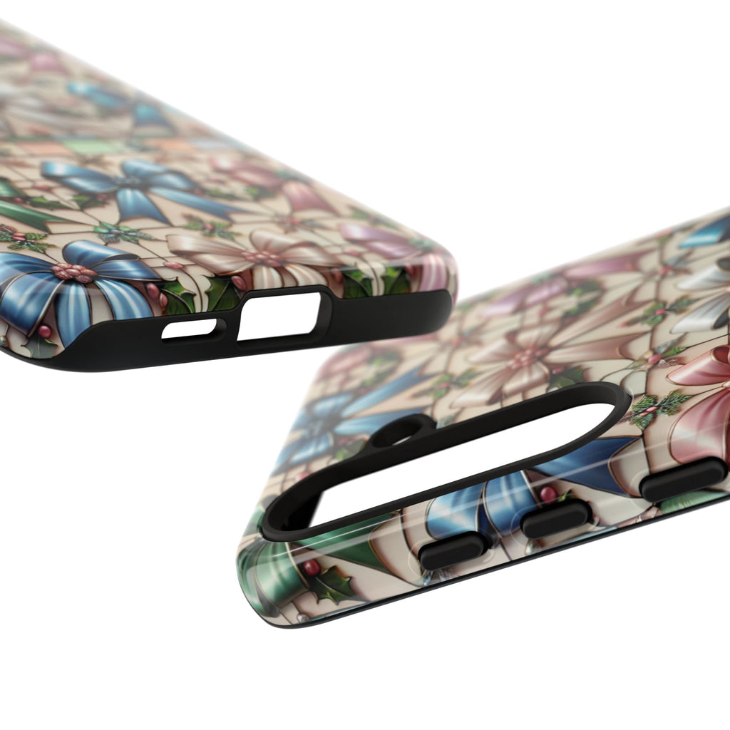 Coquette Bows Pastel Phone Case for iPhone 17 ,  15 14 13 12  21 23 Samsung, and Pixel | Stylish Protective Cover Gift for Her Perfect for Floral Lover