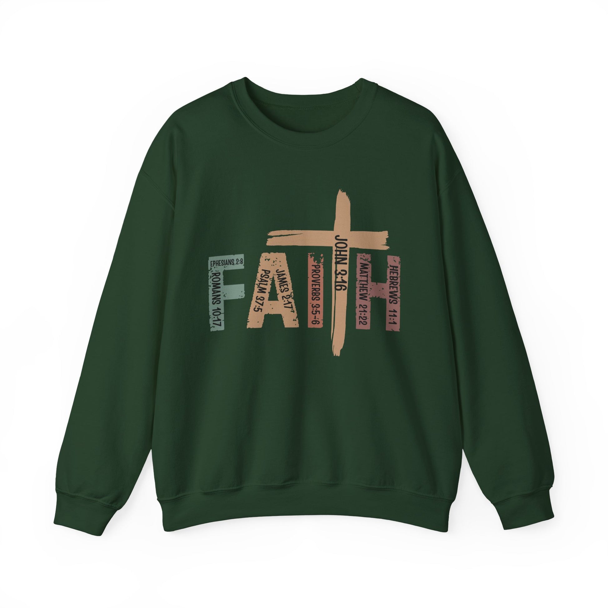 Walk by Faith Sweatshirt  Comfortable Christian Apparel, Perfect Gift Idea Perfect Gift for Christian