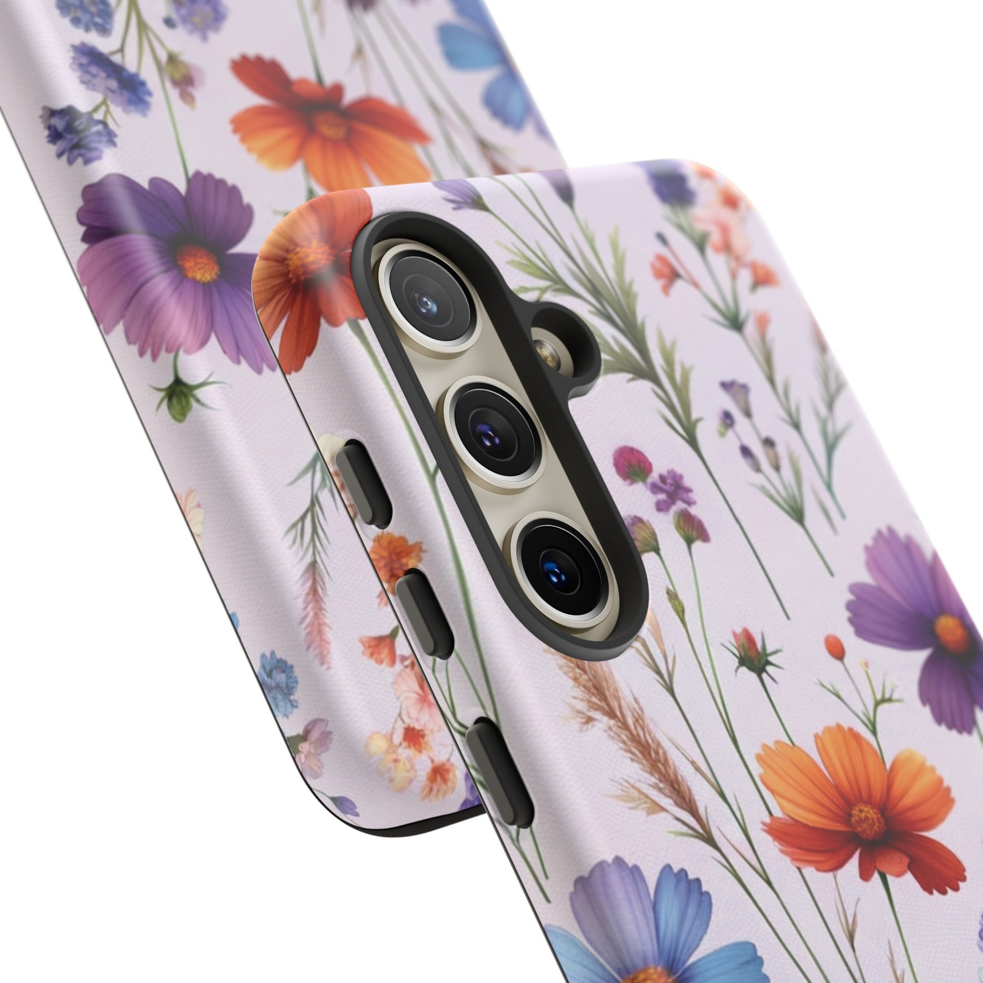 Lavender Wildflowers Protective Phone Case Gift for Her Phone 15, Samsung iPhone Samsung Gift for Her Case iPhone 15, Samsung iPhone Samsung Accessory Gift for Her.