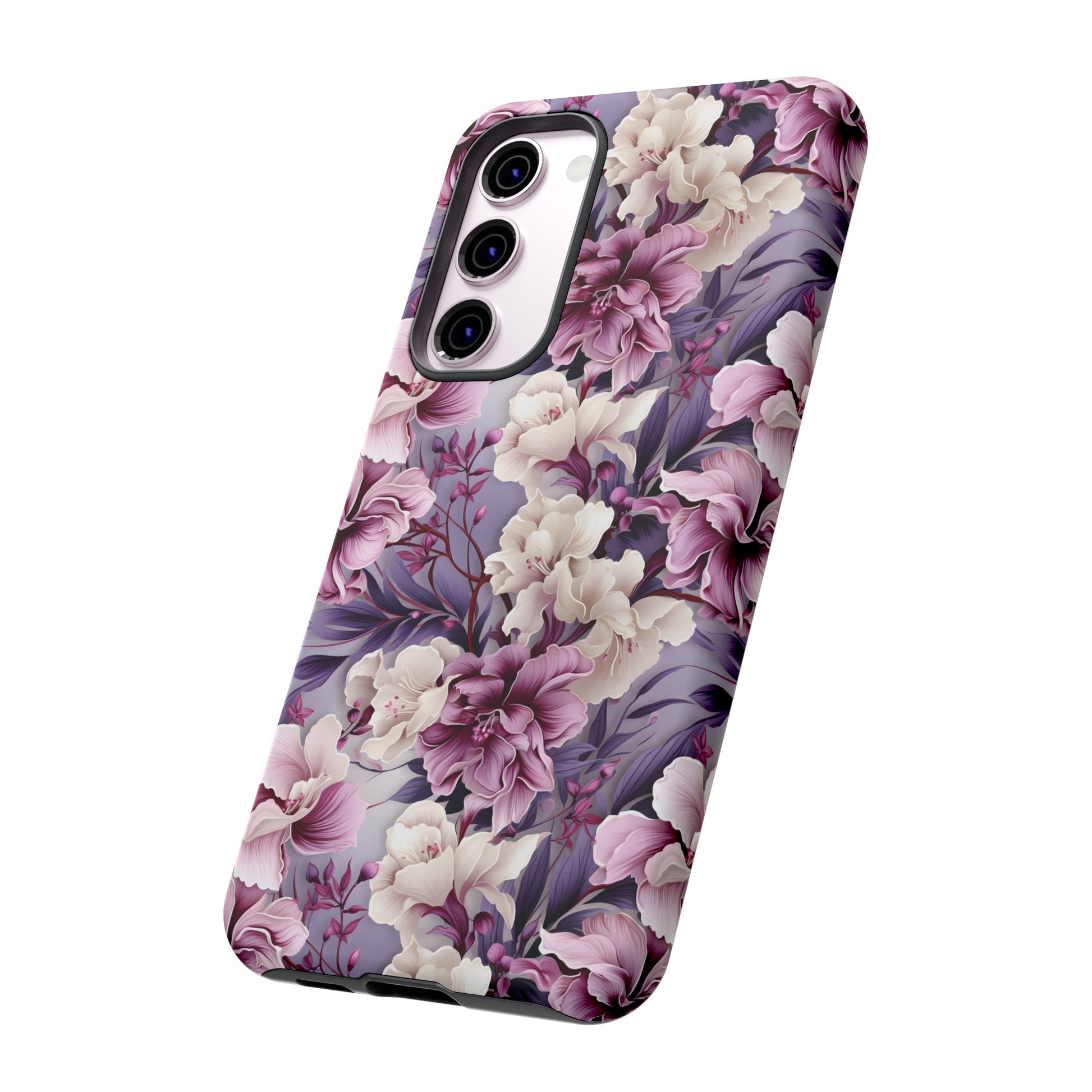 Lavender Flowers Protective Phone Case Gift for Her Phone 15, Samsung iPhone Samsung Gift for Her Case iPhone 15, Samsung