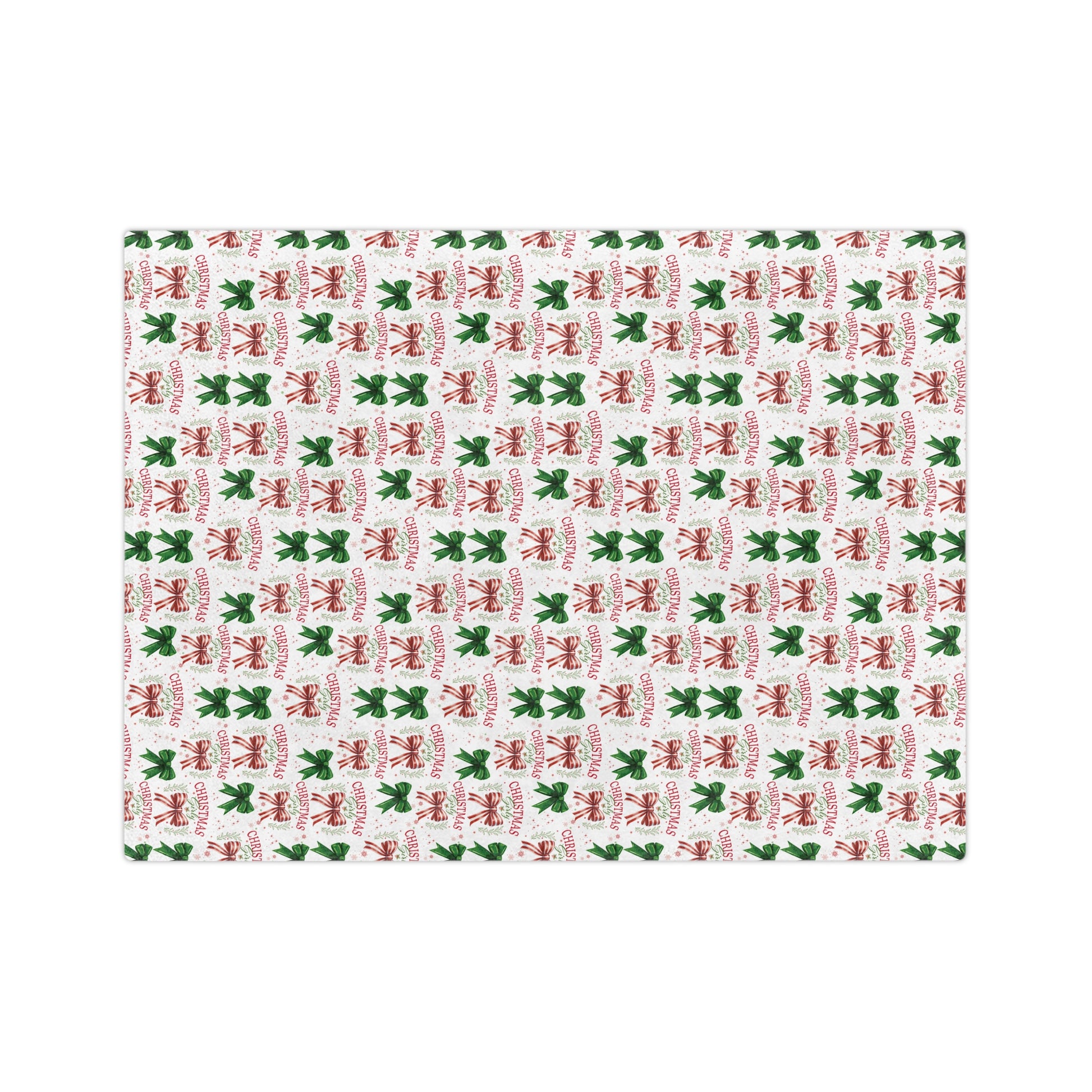 Girly Christmas Coquette Bows Minky Cozy Blanket Throw - Ultra Soft & Warm Bedding, Perfect for Home, Couch, or Bed | Best Gift for All Seasons Plush Microfiber for Maximum Comfort Blanket, Perfect for Snuggling Decor, Housewarming Gift Throw - MRSBYVALLE