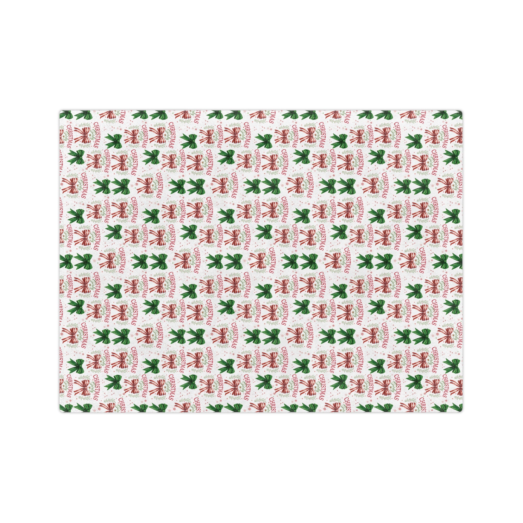 Girly Christmas Coquette Bows Minky Cozy Blanket Throw - Ultra Soft & Warm Bedding, Perfect for Home, Couch, or Bed | Best Gift for All Seasons Plush Microfiber for Maximum Comfort Blanket, Perfect for Snuggling Decor, Housewarming Gift Throw - MRSBYVALLE
