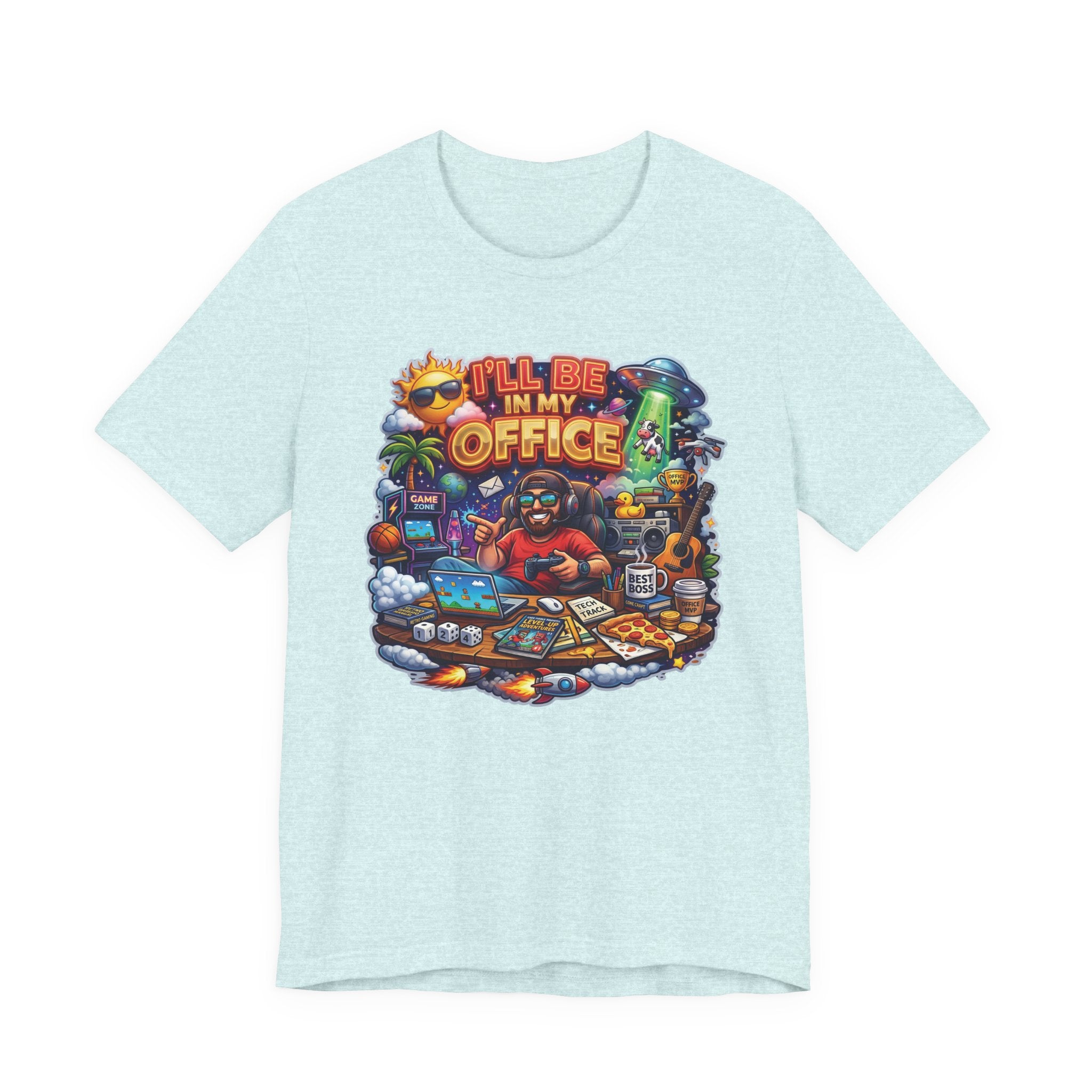 T-shirt « Je serai de retour au bureau » — T-shirt amusant pour le retour au travail, parfait pour votre mari ou votre père