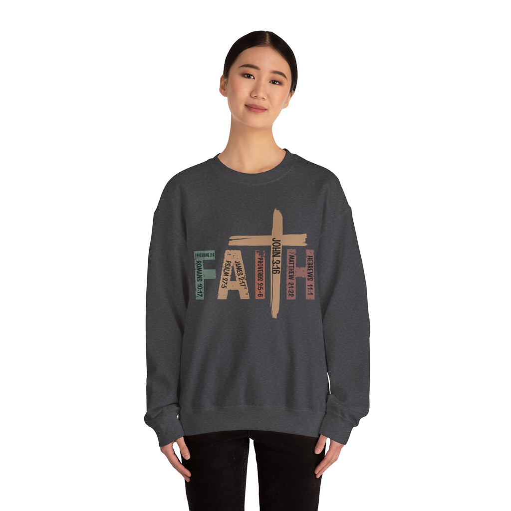 Walk by Faith Sweatshirt  Comfortable Christian Apparel, Perfect Gift Idea Perfect Gift for Christian