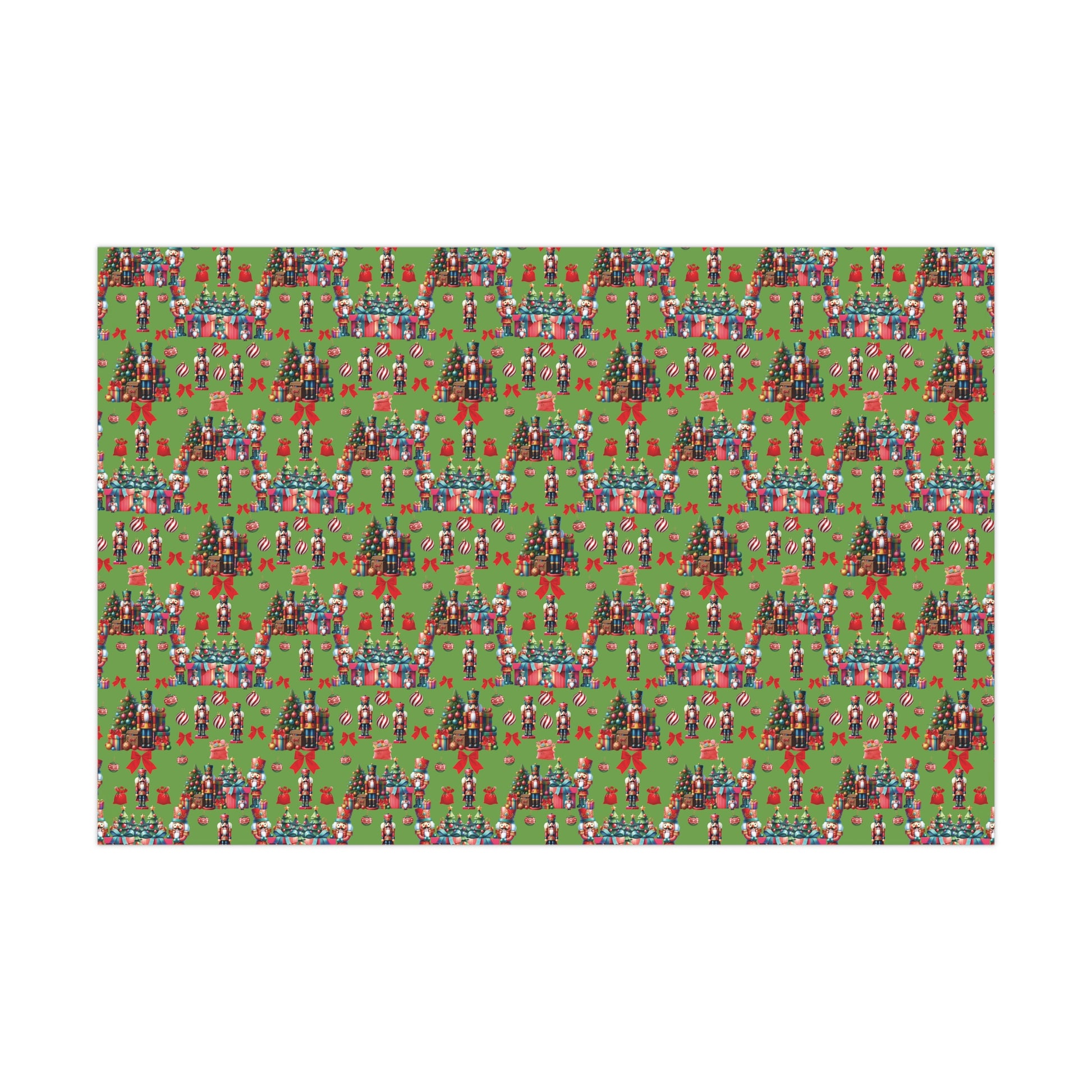 Nutcrackers Christmas Wrapping Paper | Classic Holiday Designs | Nostalgic Gift Wrap | Mid-Century Holiday Patterns | Unique Retro Christmas Decorations | Festive Retro Style Christmas - MRSBYVALLE