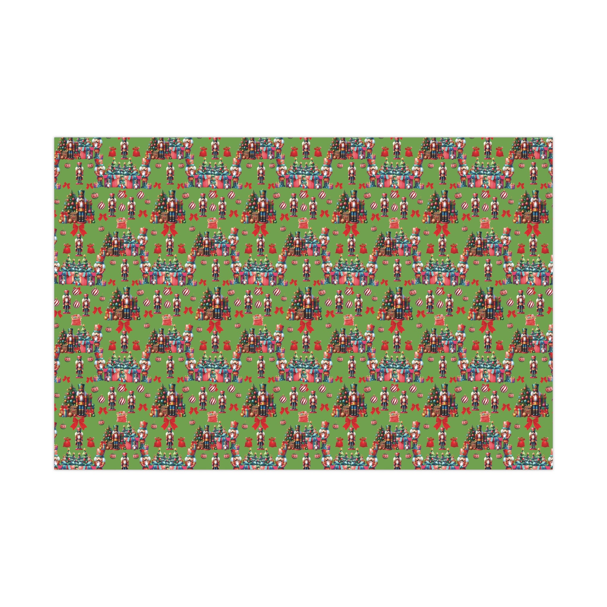 Nutcrackers Christmas Wrapping Paper | Classic Holiday Designs | Nostalgic Gift Wrap | Mid-Century Holiday Patterns | Unique Retro Christmas Decorations | Festive Retro Style Christmas - MRSBYVALLE