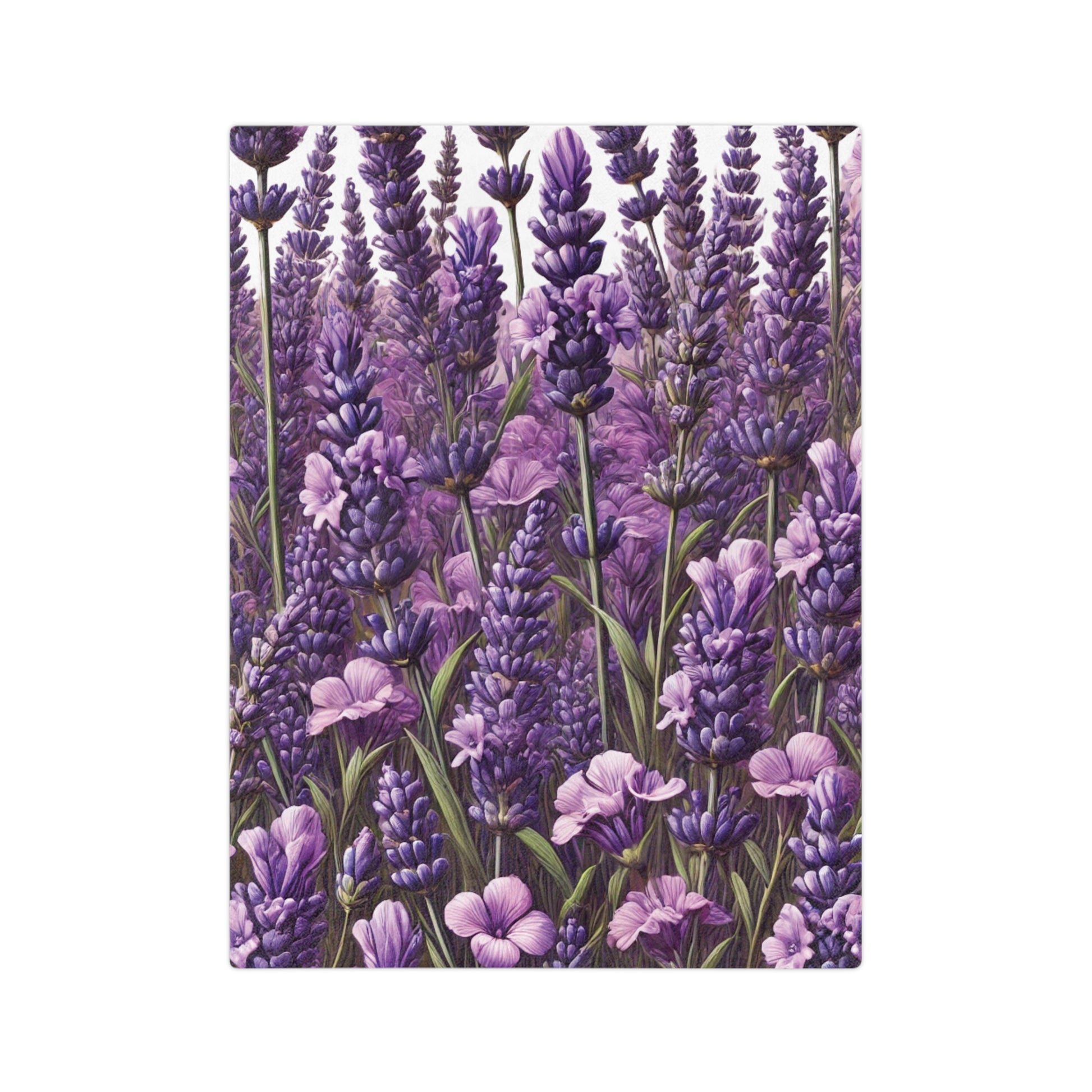 Wildflowers Lavender Bright Colors Minky Blanket Throw Ultra-Soft Minky Blanket Cozy Comfort Blanket Elegant Home Decor Plush Microfiber for Maximum Comfort Blanket, Perfect for Snuggling Decor, Cozy All-Season Warmth, Housewarming Gift Throw