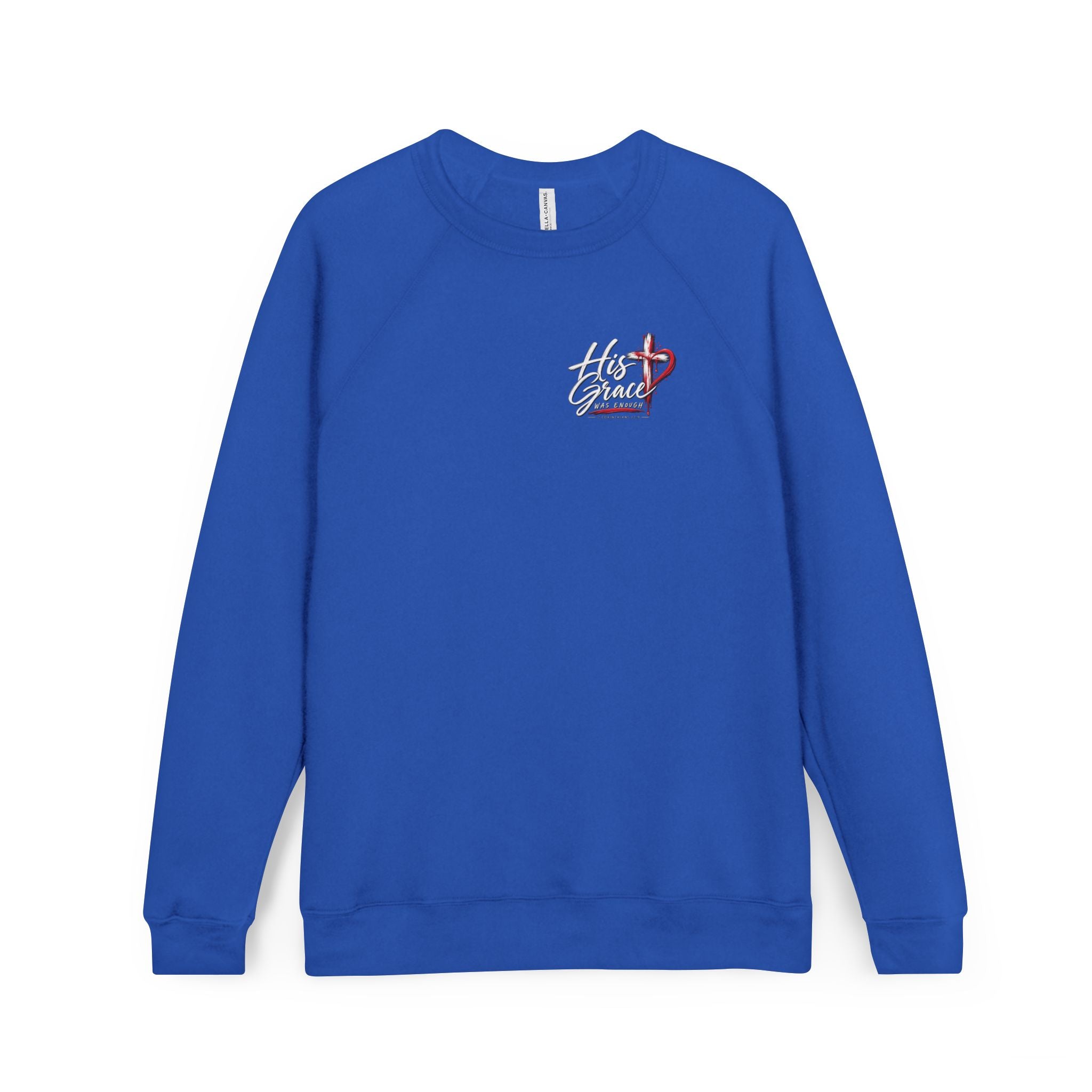 Saved by the Blood Sweatshirt — Christian Cross Faith Crewneck