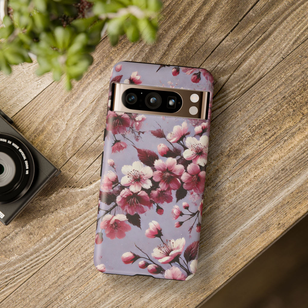 Lavender Floral Phone Case | Fall-Inspired Protective Cover for iPhone, Samsung & Pixel – Perfect Gift for Her