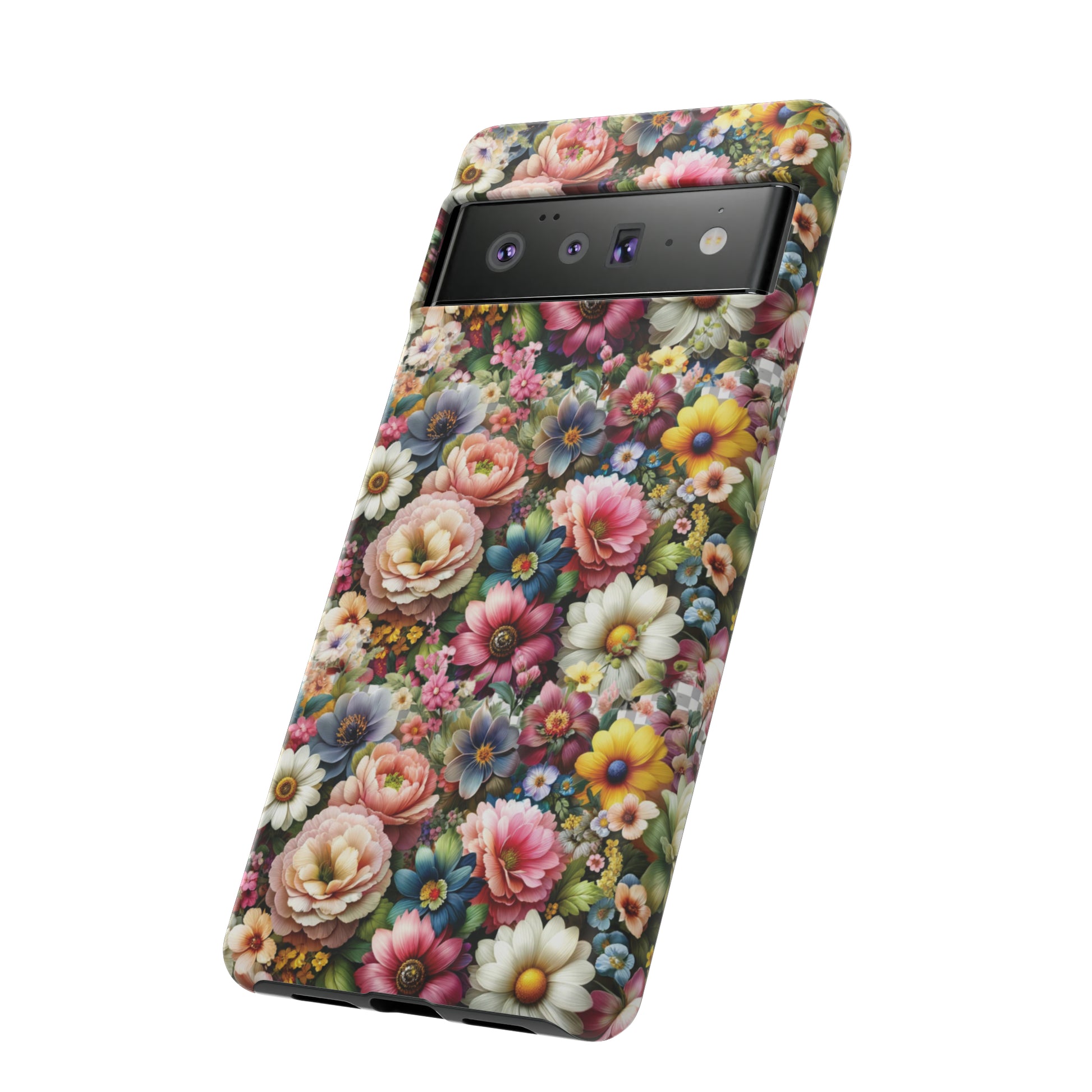 Floral Luxury Phone Tough Case Floral Elegant Durable Stylish for Modern Devices iPhone 15, Samsung iPhone Samsung Accessory Gift for Her.
