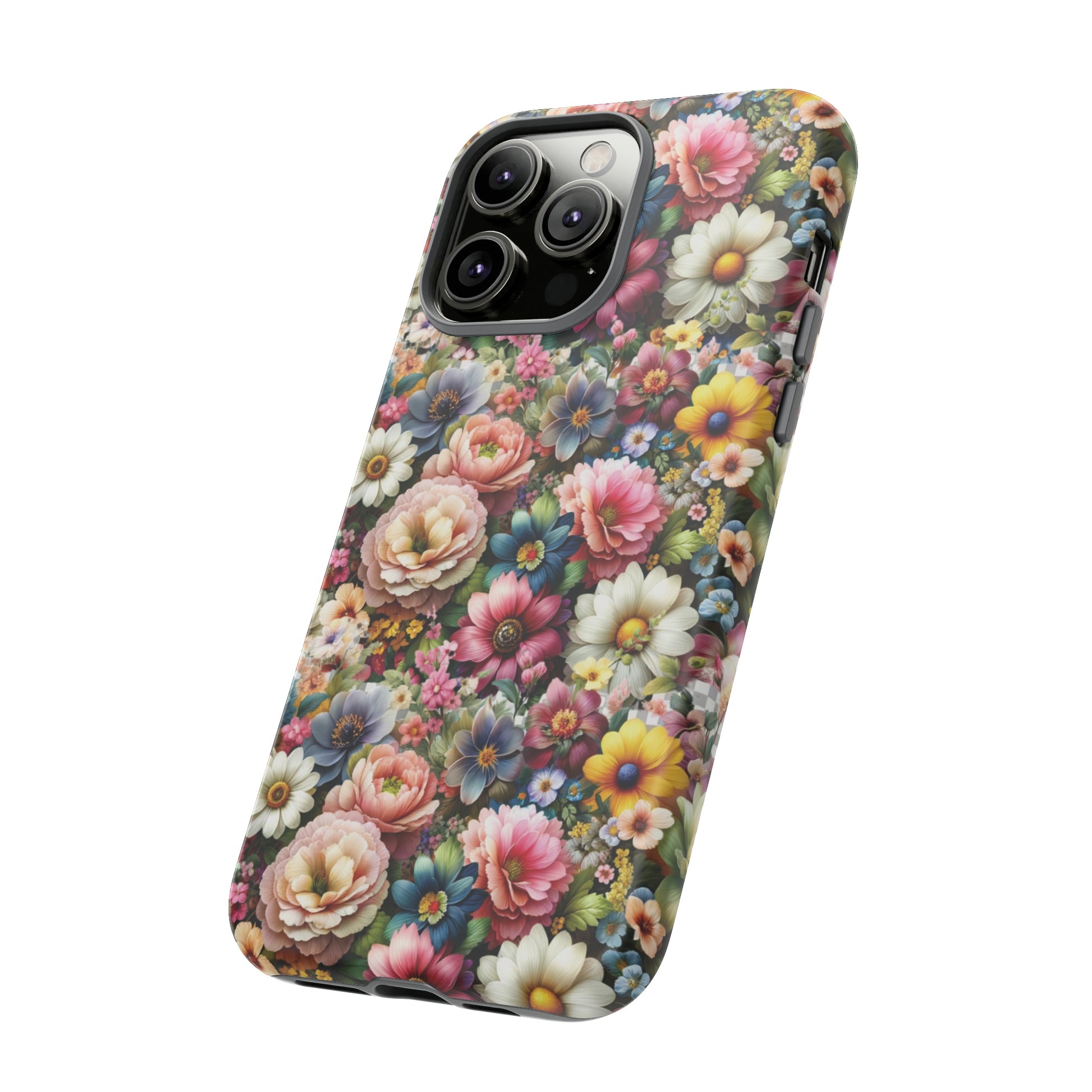 Floral Luxury Phone Tough Case Floral Elegant Durable Stylish for Modern Devices iPhone 15, Samsung iPhone Samsung Accessory Gift for Her.