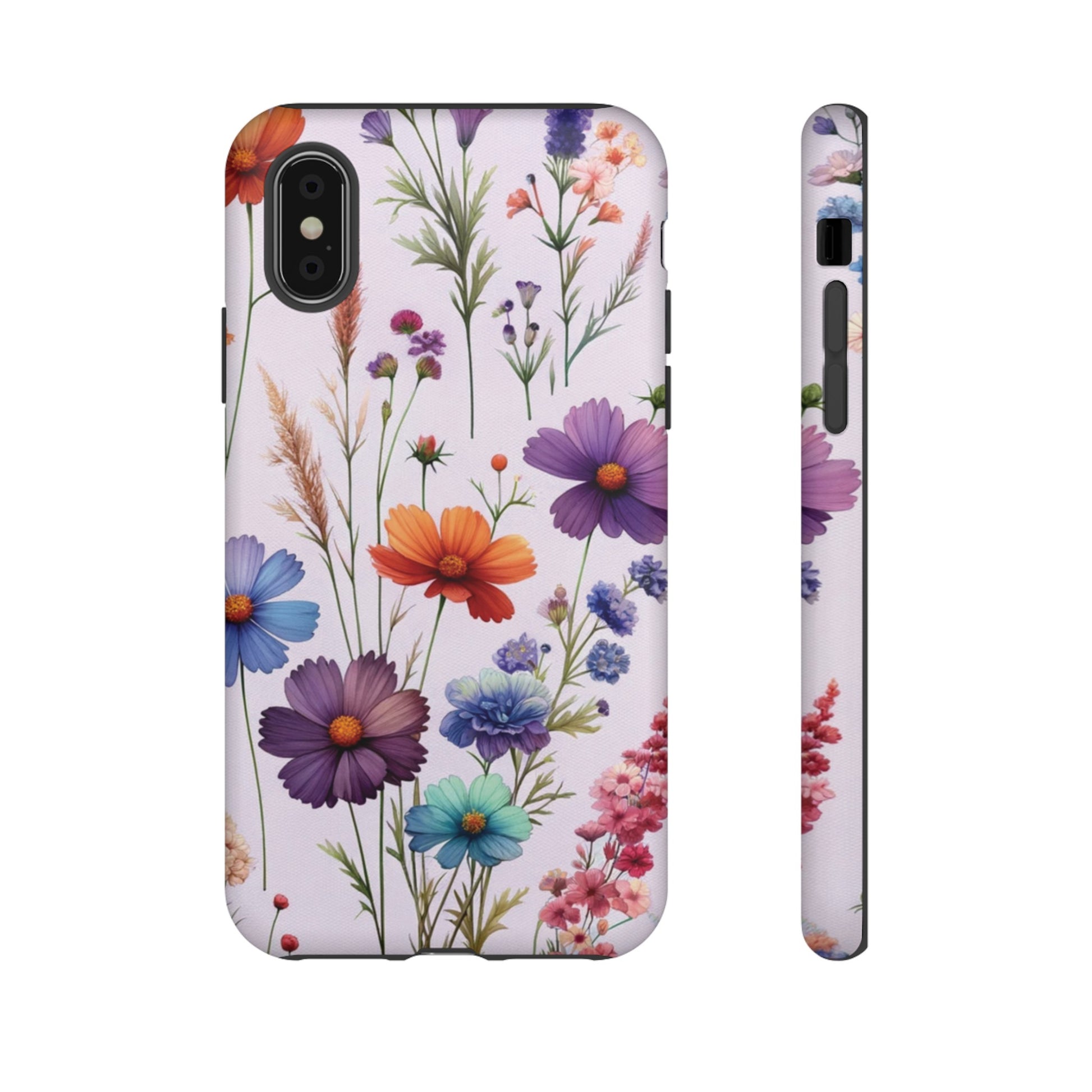 Lavender Wildflowers Protective Phone Case Gift for Her Phone 15, Samsung iPhone Samsung Gift for Her Case iPhone 15, Samsung iPhone Samsung Accessory Gift for Her.