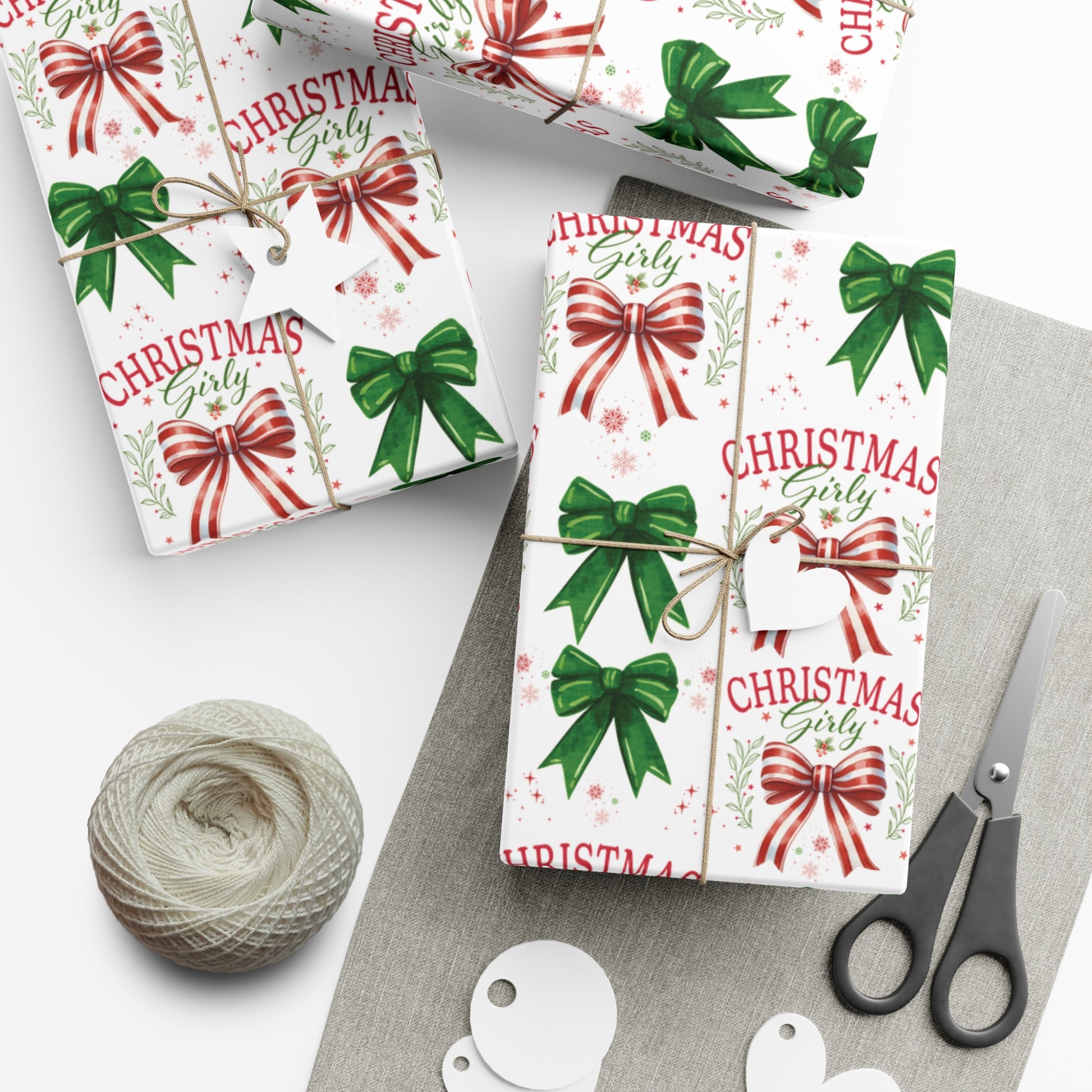 Girly Christmas Wrapping Paper | Cozy Holiday Gift Wrap | Perfect for Christmas Presents, Wedding Celebrations, and Winter Wonderland Themes Christmas - MRSBYVALLE