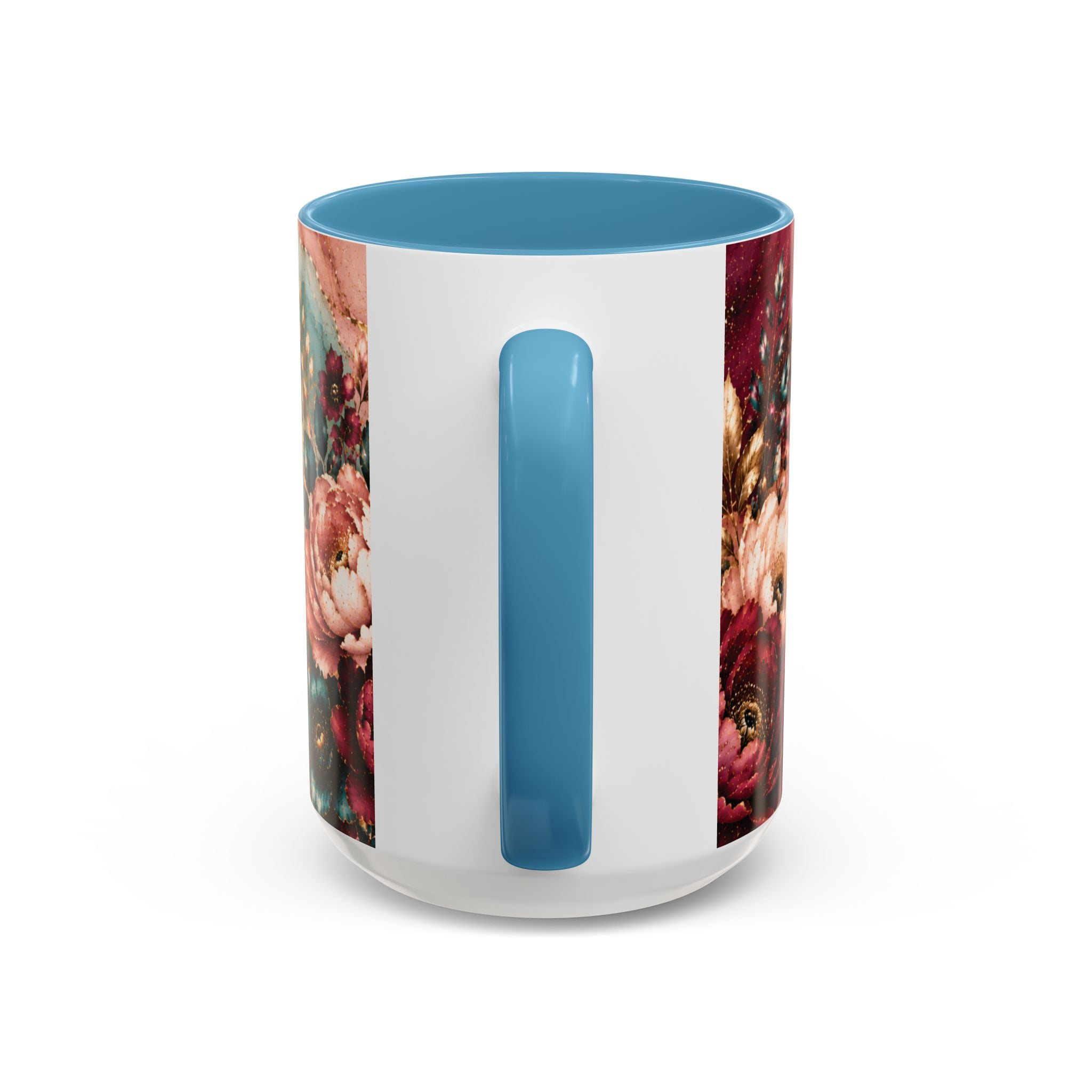 Personalized Name Mug for Women, Inspirational Color Handle Coffee Mug, 11 oz or 15 oz Gift for Her