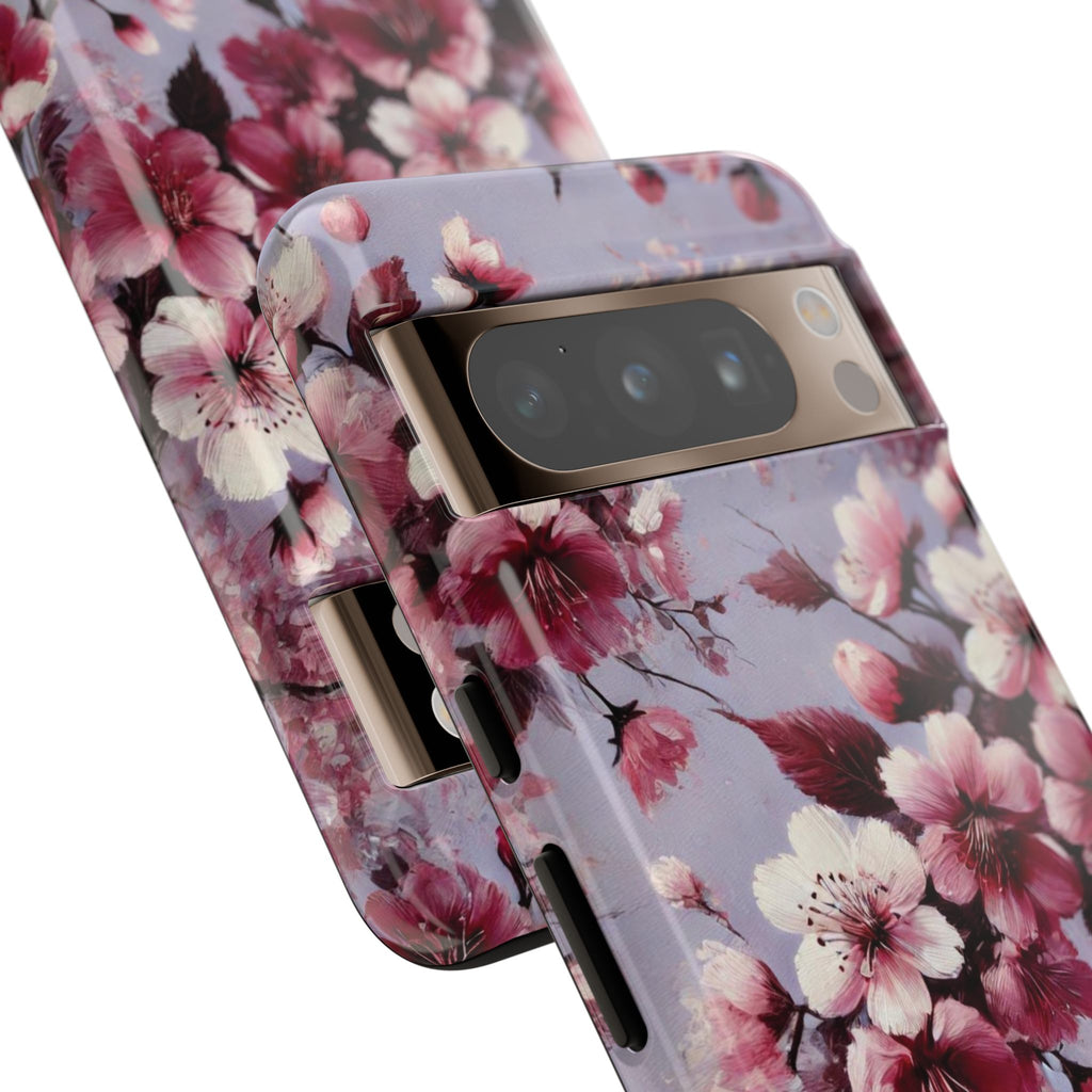 Lavender Floral Phone Case | Fall-Inspired Protective Cover for iPhone, Samsung & Pixel – Perfect Gift for Her