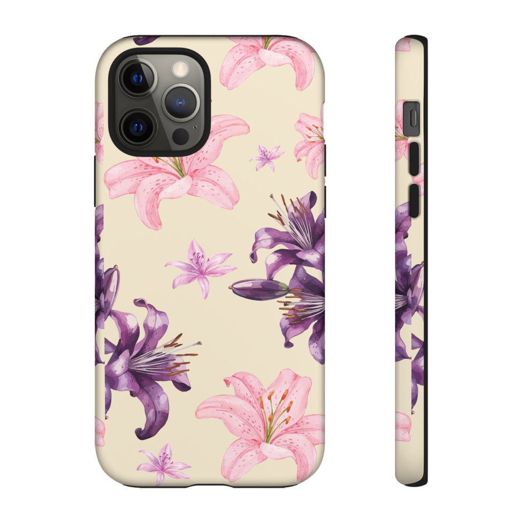 Blooming Tiger Lily Phone Case - Compatible with iPhone, Samsung, and Pixel | Stylish Protective Cover Gift for Her Perfect for Floral Lover