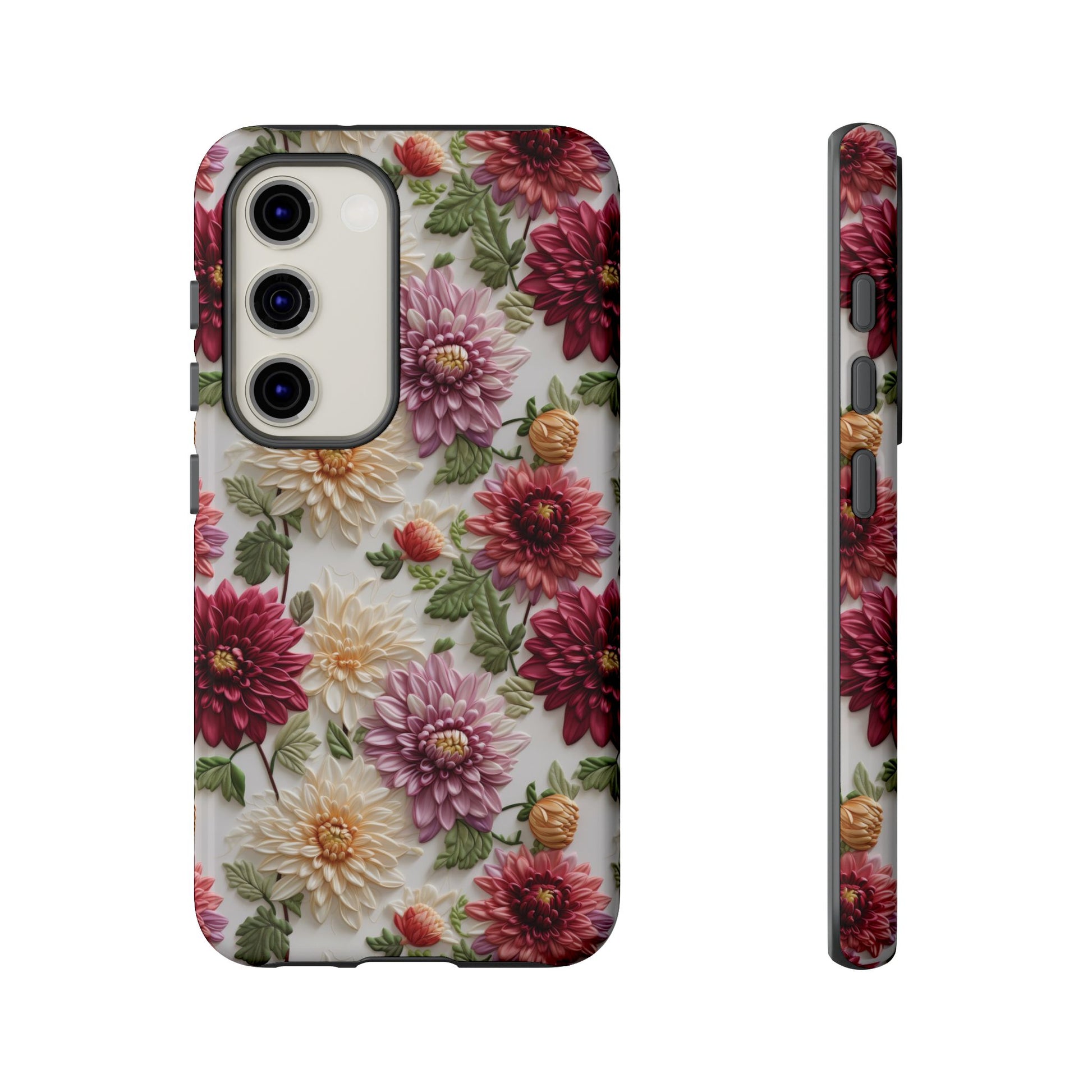 Floral Fall Phone Case for iPhone 16 pro15 14 13 12  21 23 Samsung, and Pixel | Stylish Protective Cover Gift for Her Perfect for Floral Lover