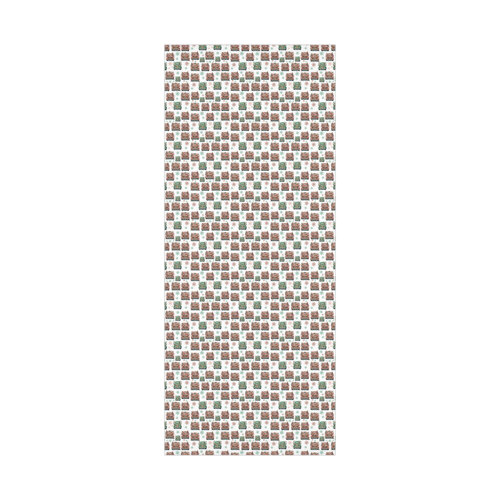 Charming Pink & Mint Green Christmas Pickup Gift Wrap Paper – Festive and Unique Holiday Wrapping, Perfect for Adding a Playful Touch to Your Gifts - MRSBYVALLE