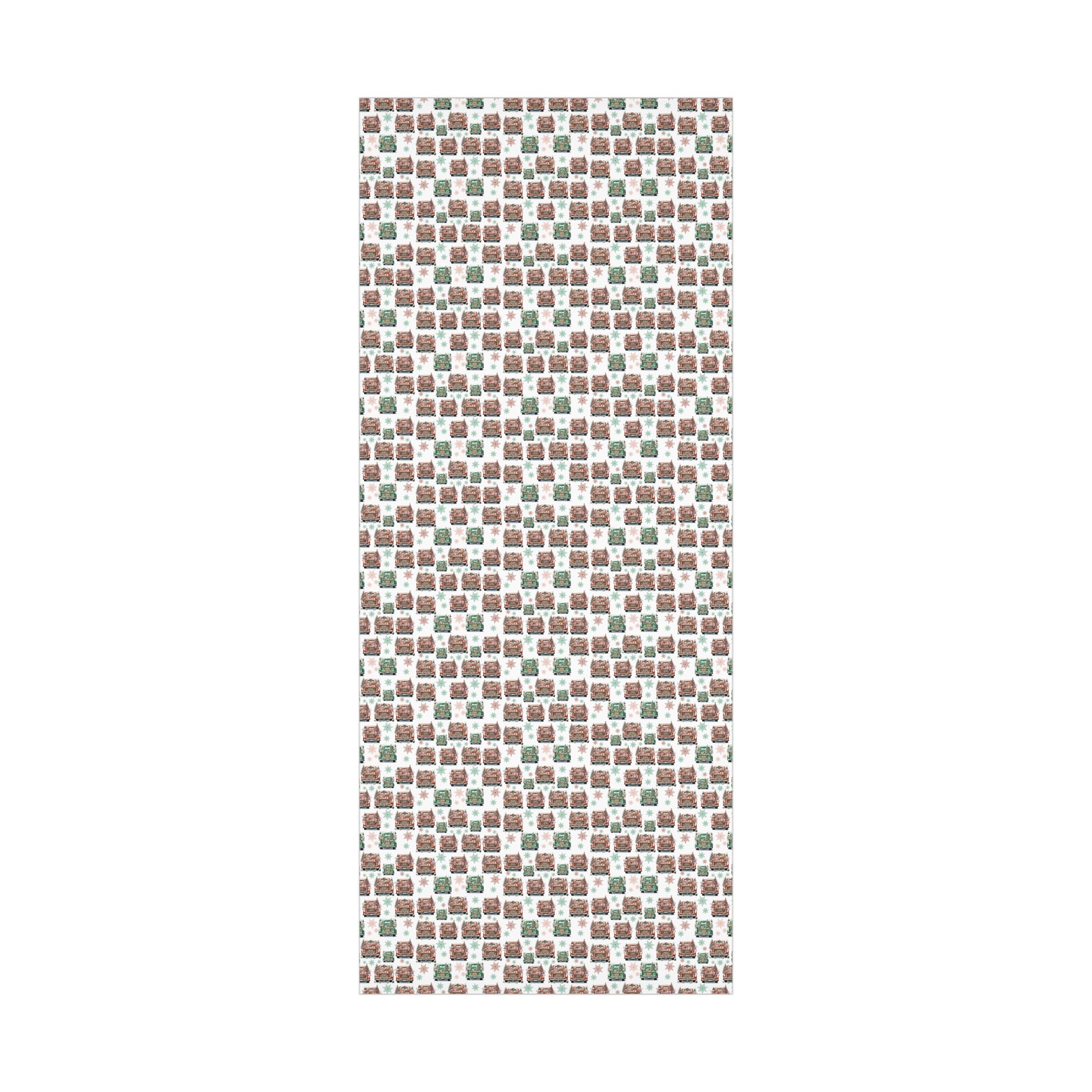 Charming Pink & Mint Green Christmas Pickup Gift Wrap Paper – Festive and Unique Holiday Wrapping, Perfect for Adding a Playful Touch to Your Gifts - MRSBYVALLE