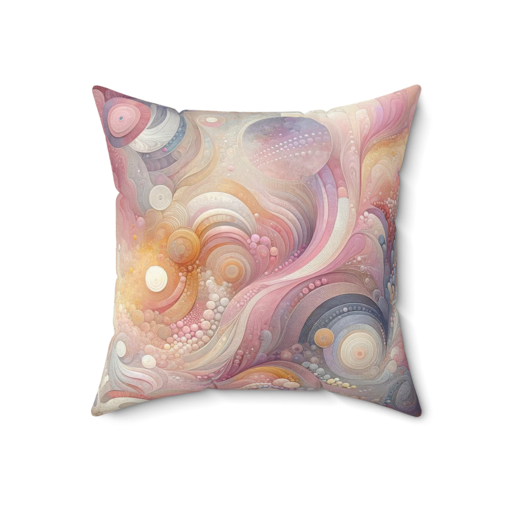 Pink Abstract Nautical Decorative Pillow Home Accents Mother's Day Gift Luxurious Home Living Room Comfort for Bedroom or Housewarming Gift New House, Bridal Shower Gift.