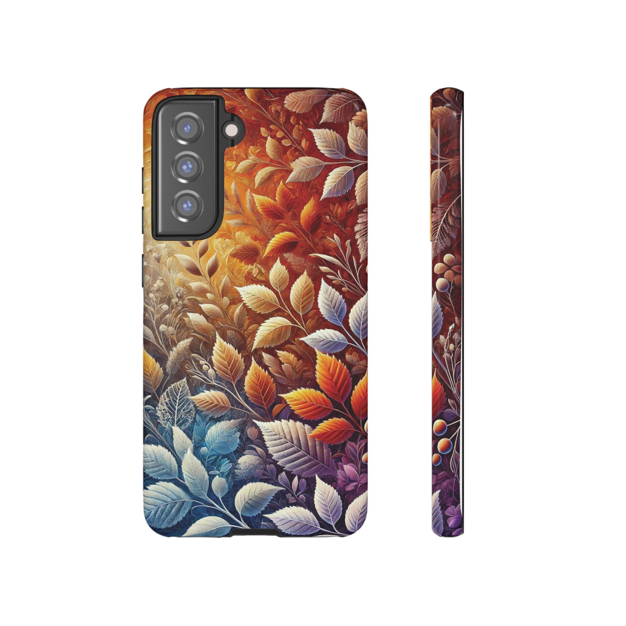Beautiful Colorful Leaves Phone Case Vibrant Autumn Design for iPhone & Samsung, Durable Protection with Eye Catching Style, Perfect for Nature Lovers & Seasonal Charm Gift for Her