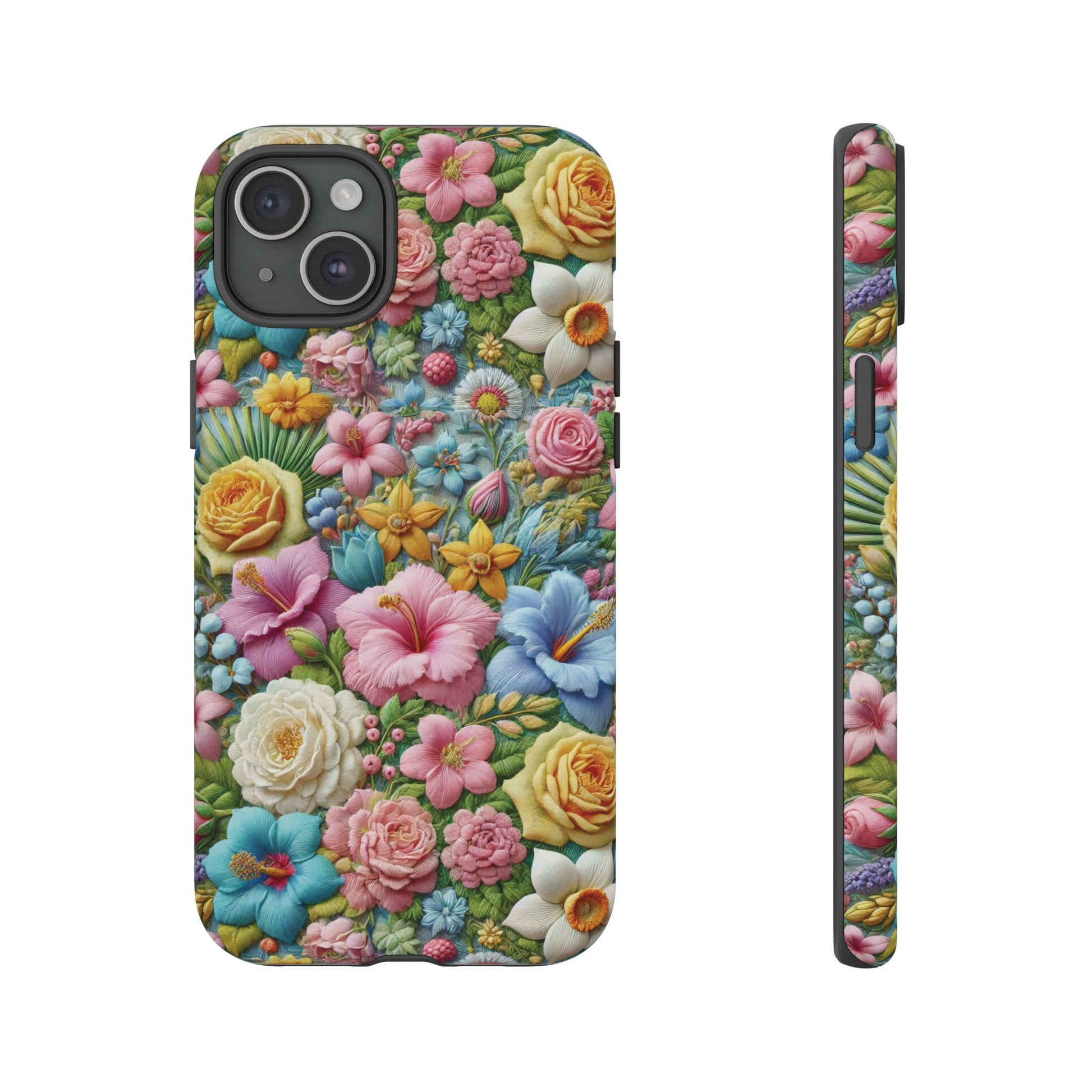Elegant Pastel Flower Phone Case – Beautiful Floral Design, Durable Protection for Your Device, Stylish and Lightweight, Perfect Gift for Flower Lovers