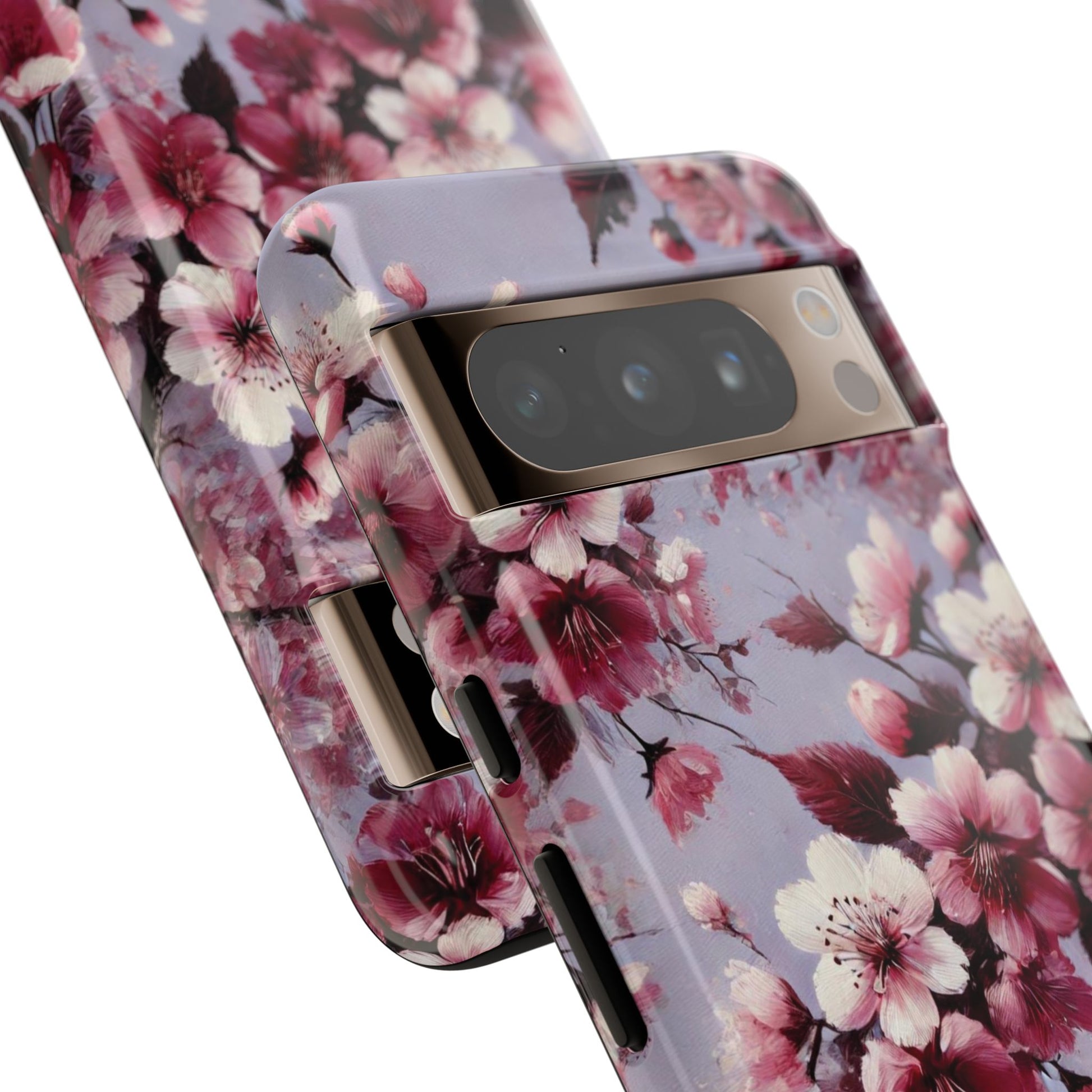 Lavender Floral Fall Phone Case for iPhone 16 pro15 14 13 12  21 23 Samsung, and Pixel | Stylish Protective Cover Gift for Her Perfect for Floral Lover