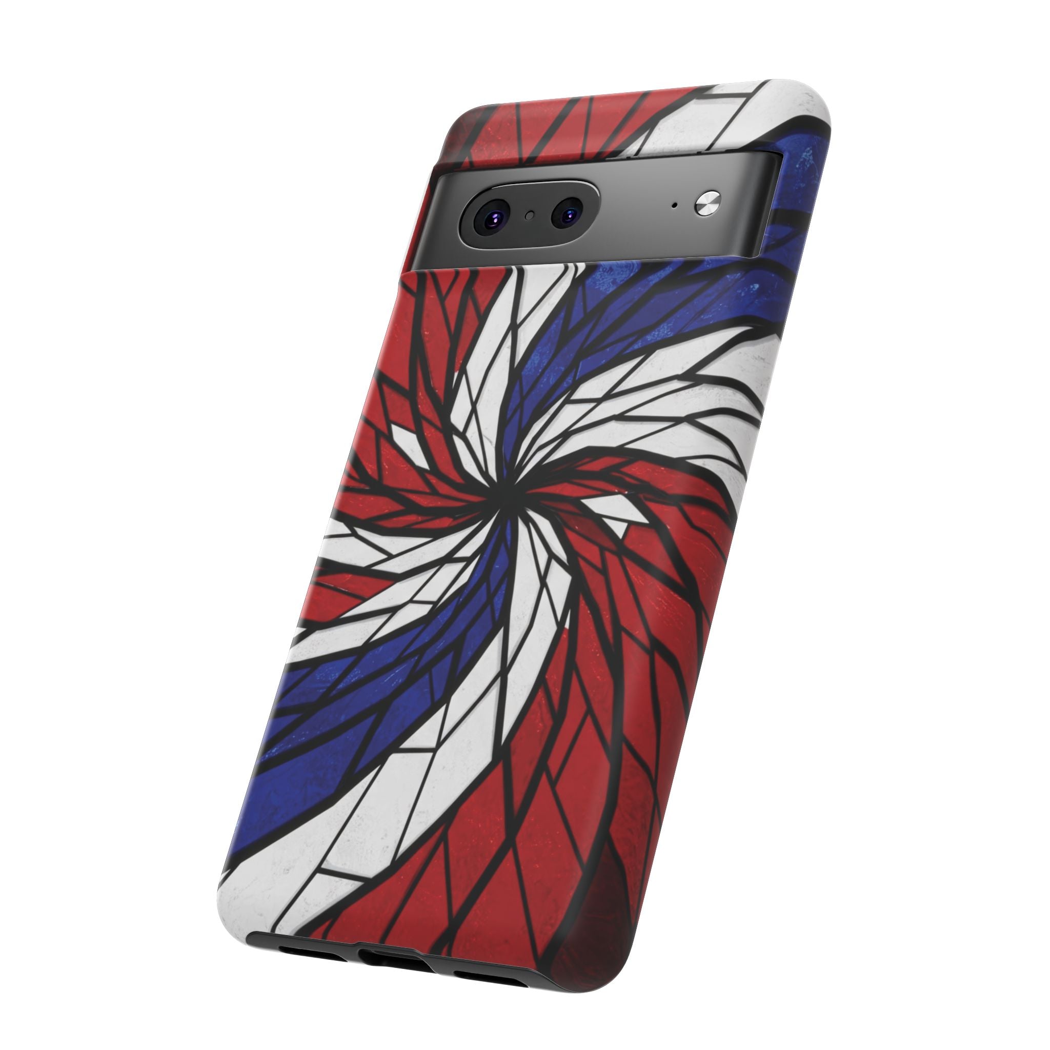 Patriotic Red White & Blue Phone Case – USA Flag Design, Independence Day Gift, Protective Cover for iPhone, Samsung, Pixel