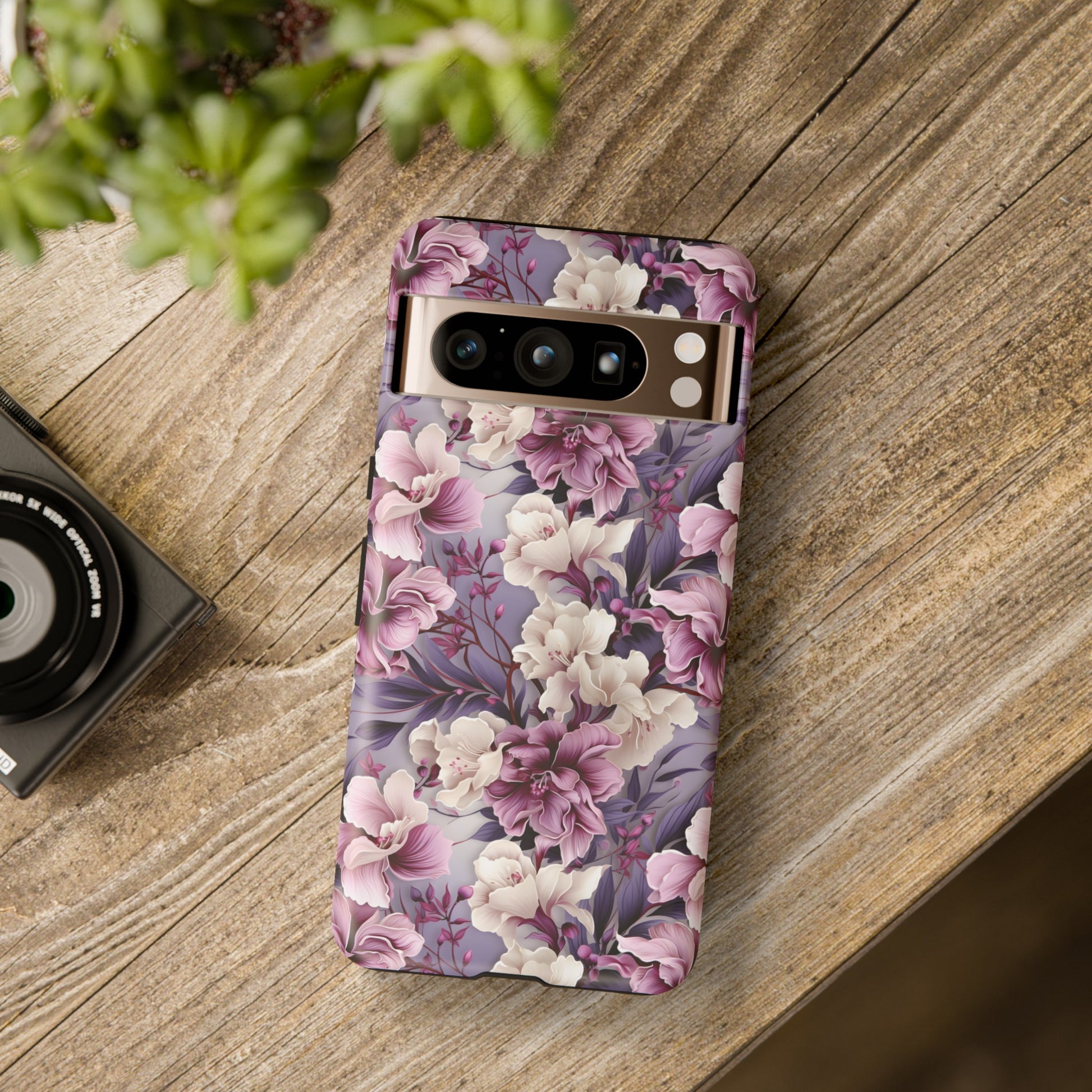 Lavender Flowers Protective Phone Case Gift for Her Phone 15, Samsung iPhone Samsung Gift for Her Case iPhone 15, Samsung