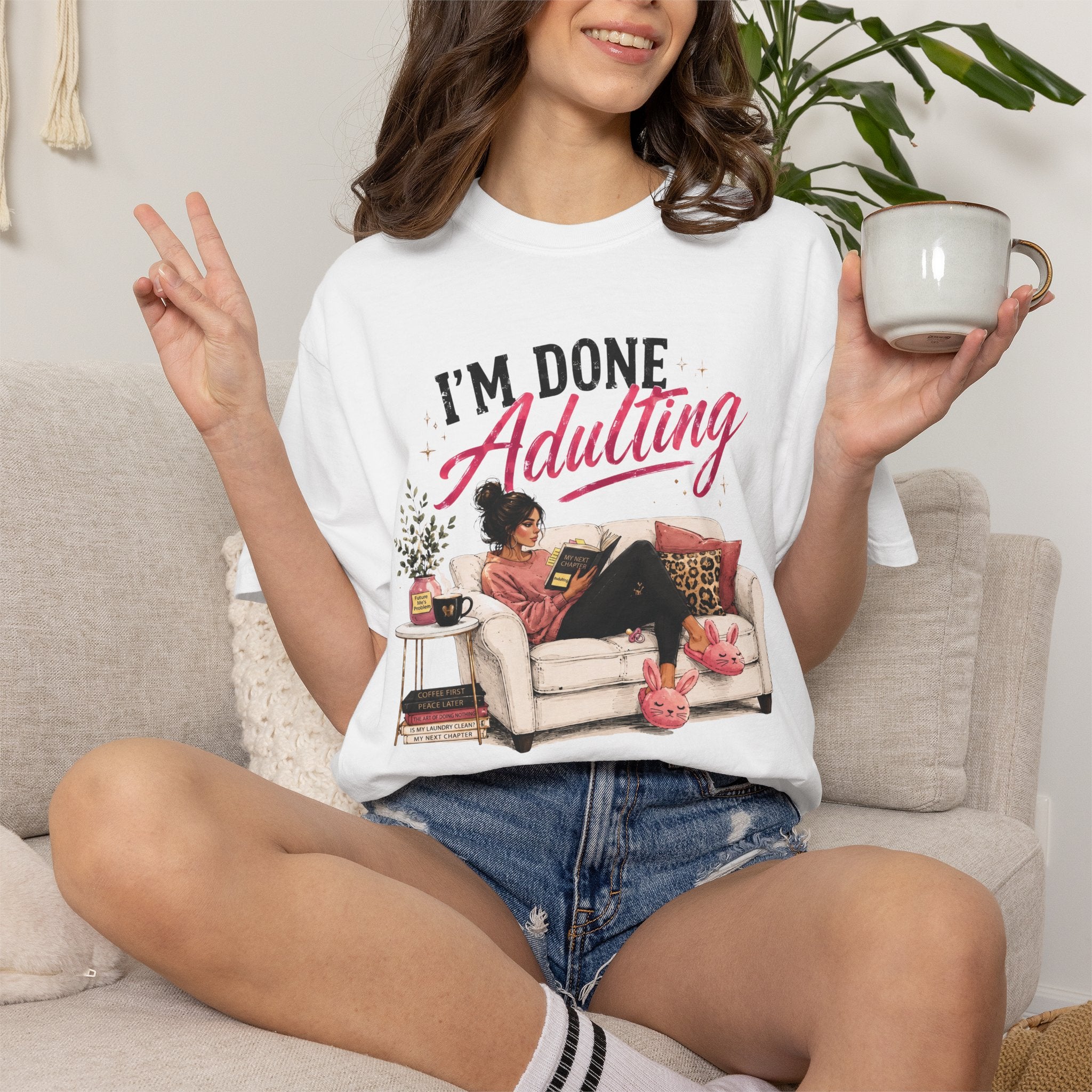 T-Shirt J'EN AI MARRE D'ÊTRE ADULTE — T-Shirt humoristique sarcastique