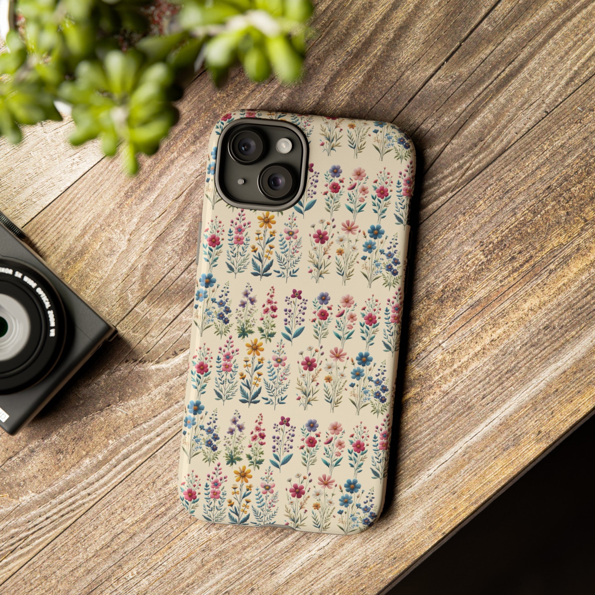 Best Beautiful Wildflower Phone Case Floral Design for iPhone, Galaxy, and Google Durable Protection Gift for Her Case iPhone 15, Samsung iPhone Gift for Her
